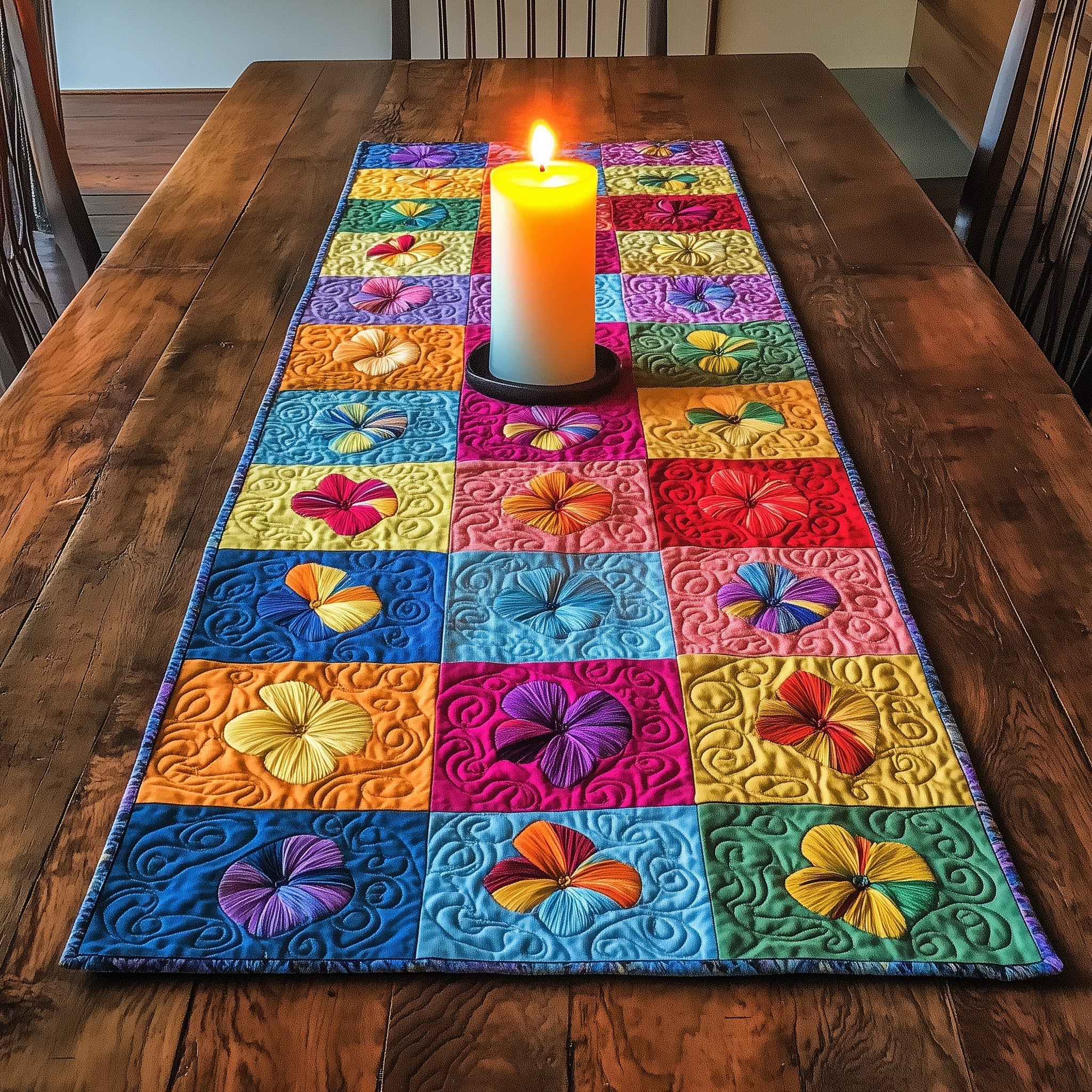 Aloha Petals Quilted Table Runner GFTOTL3197