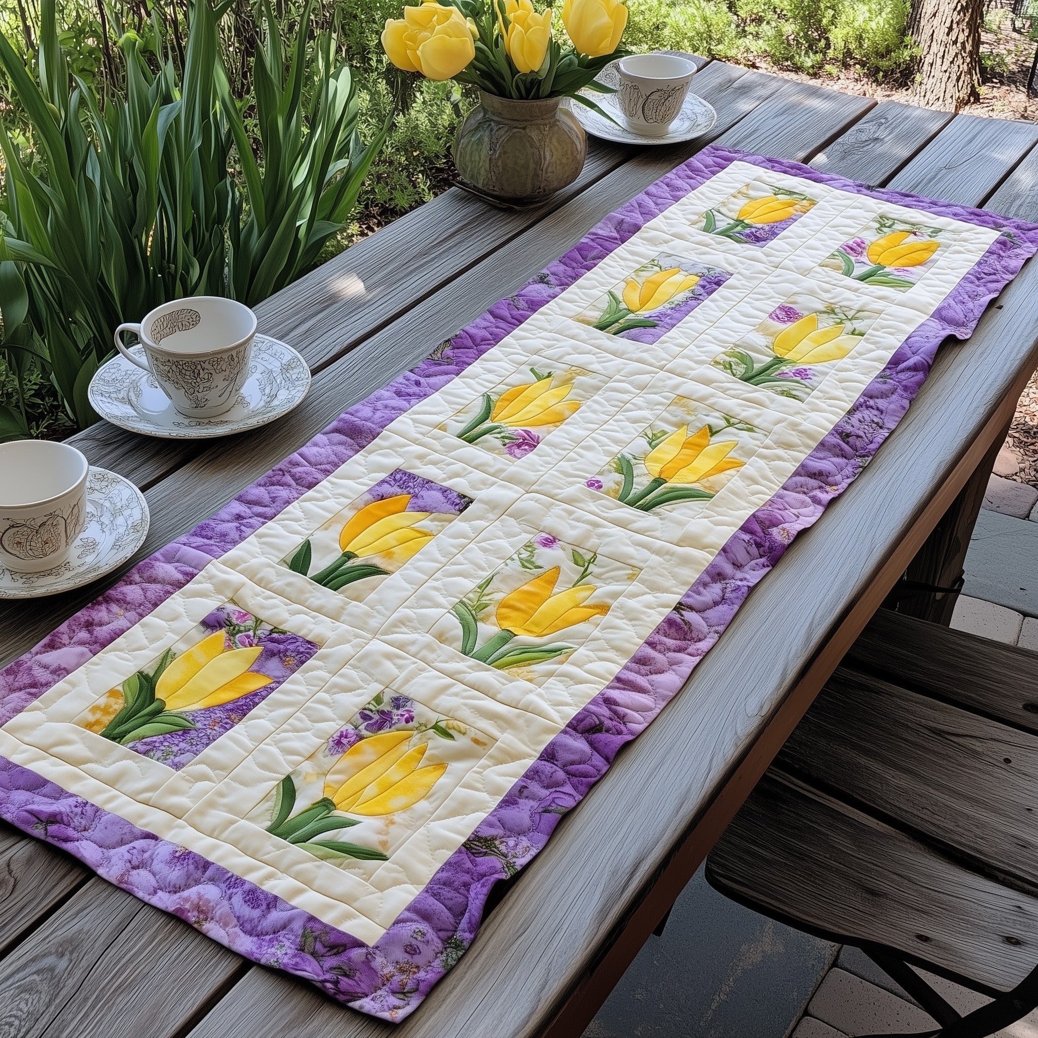 Scent of Spring Quilted Table Runner GFTOTL3229