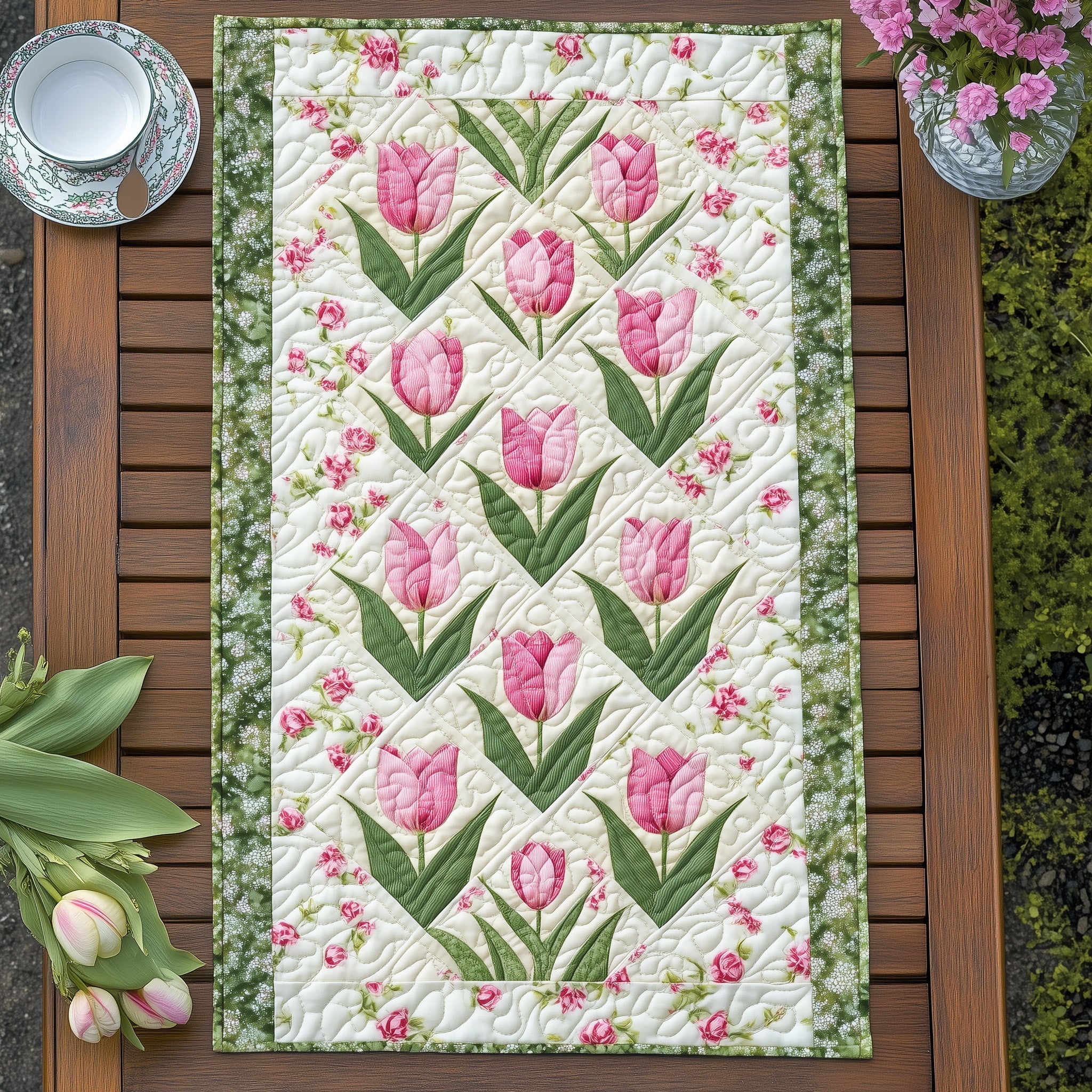 Scent of Spring Quilted Table Runner GFTOTL3230