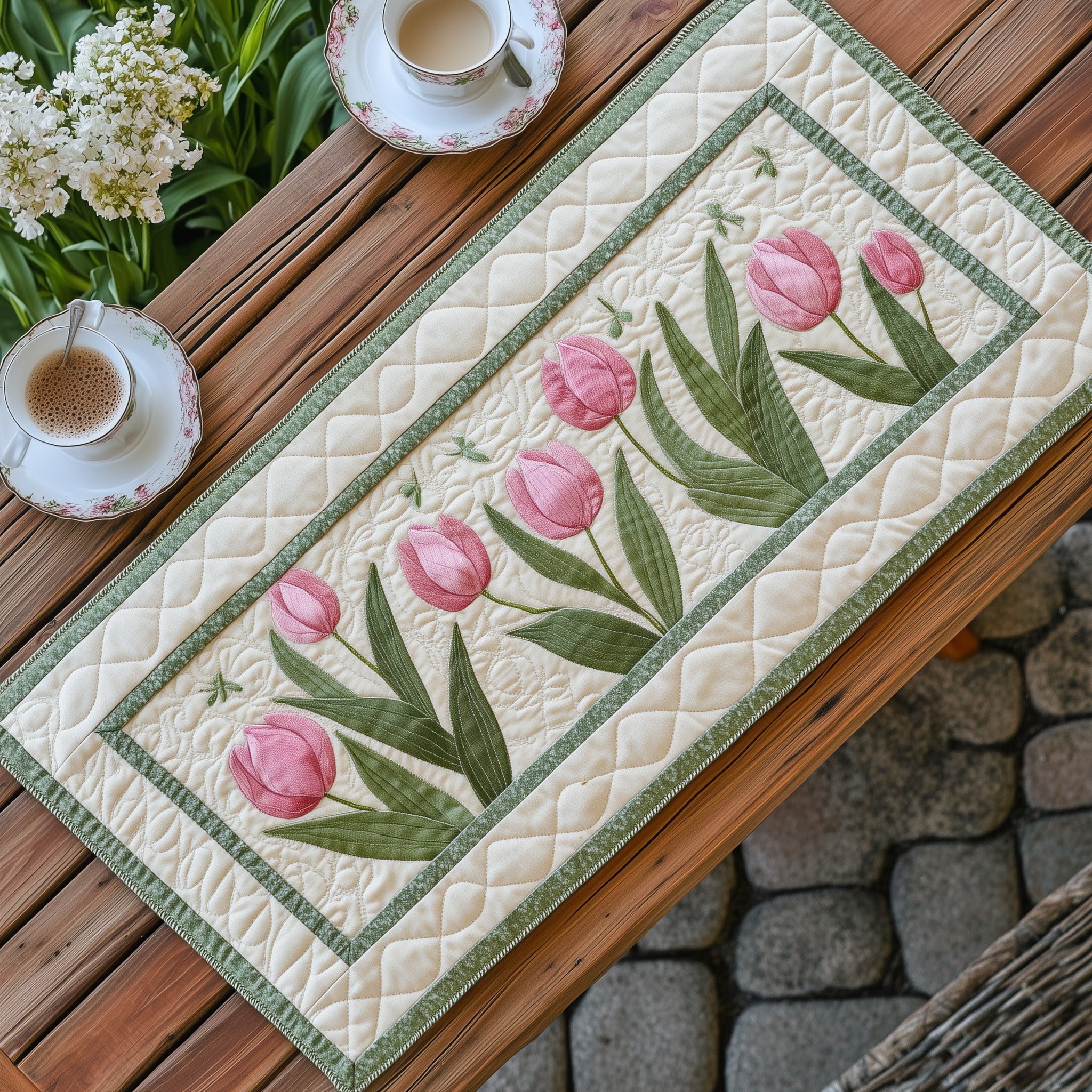 Scent of Spring Quilted Table Runner GFTOTL3231