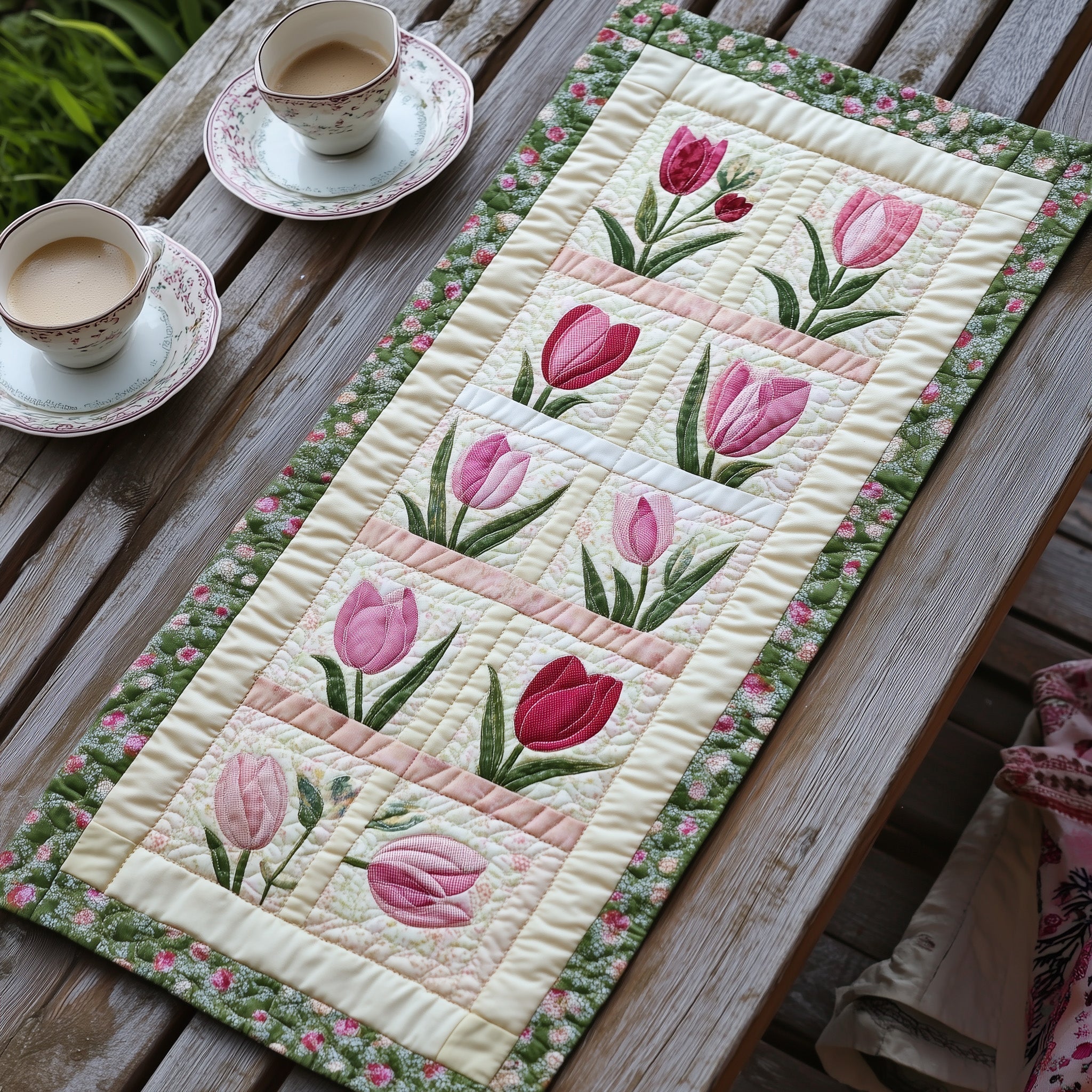 Scent of Spring Quilted Table Runner GFTOTL3232