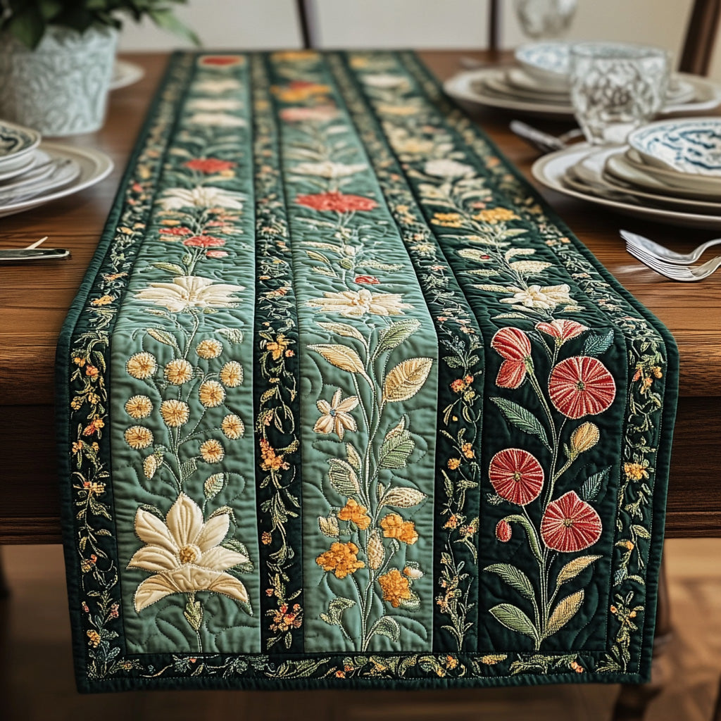 Vintage Blooms Quilted Table Runner GFTOTL3288