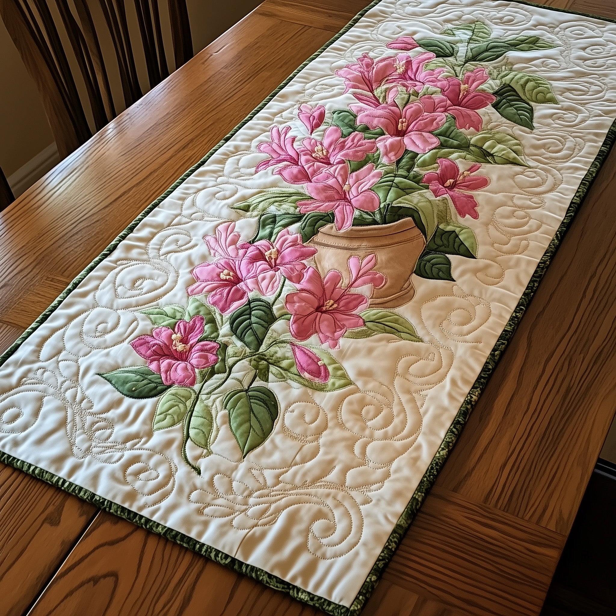 Honeysuckle of June Quilted Table Runner GFTOTL3438