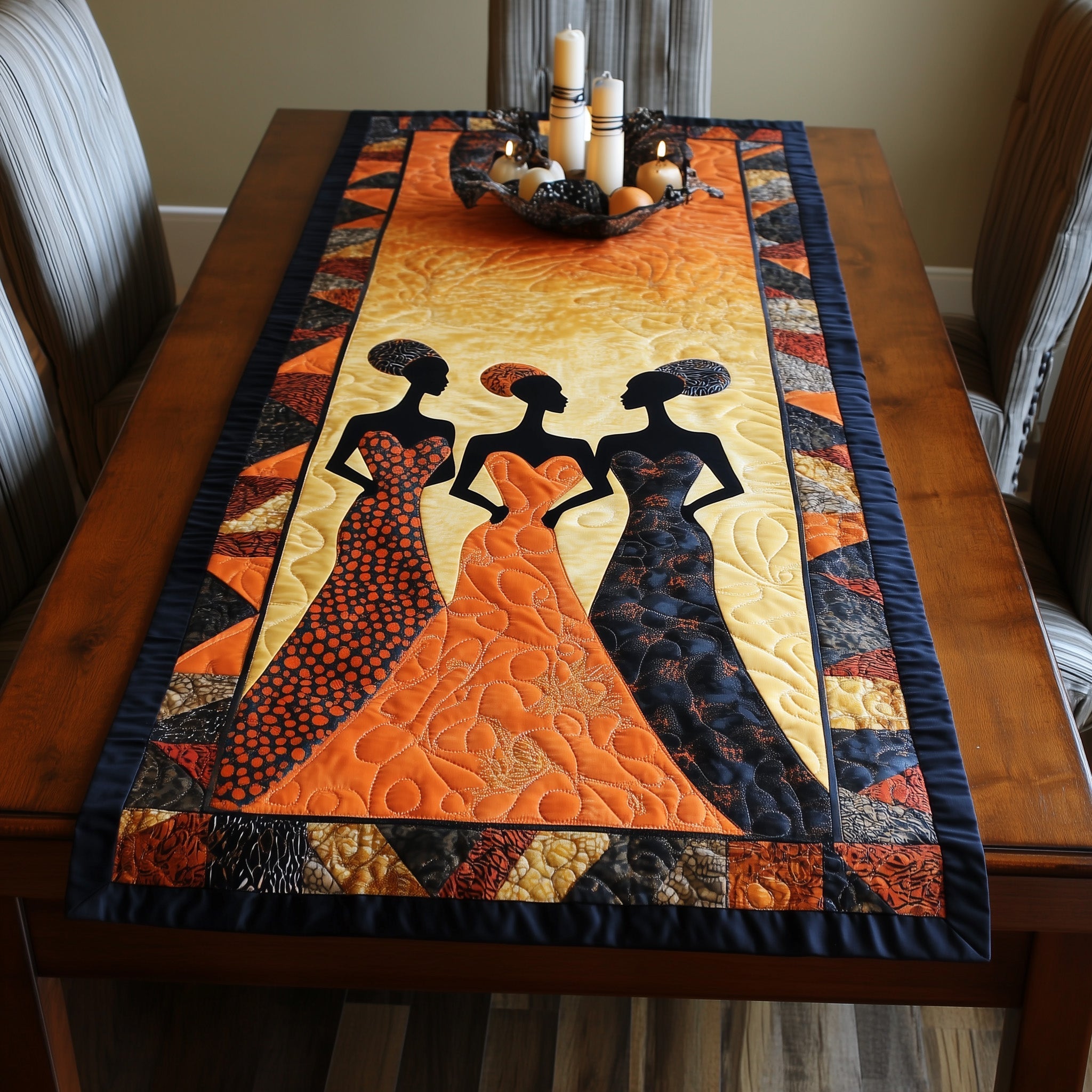 Rooted Queens Quilted Table Runner GFTOTL3452