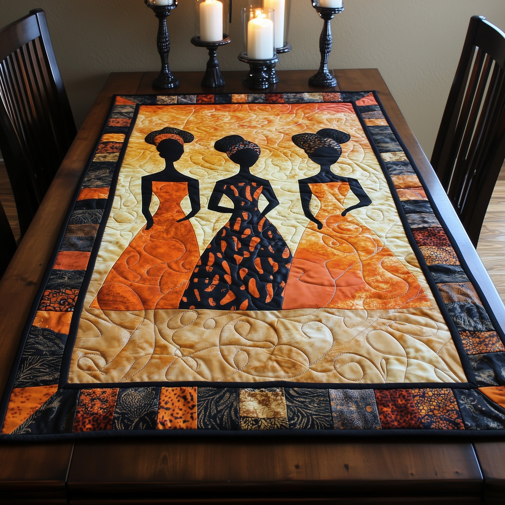 Rooted Queens Quilted Table Runner GFTOTL3454