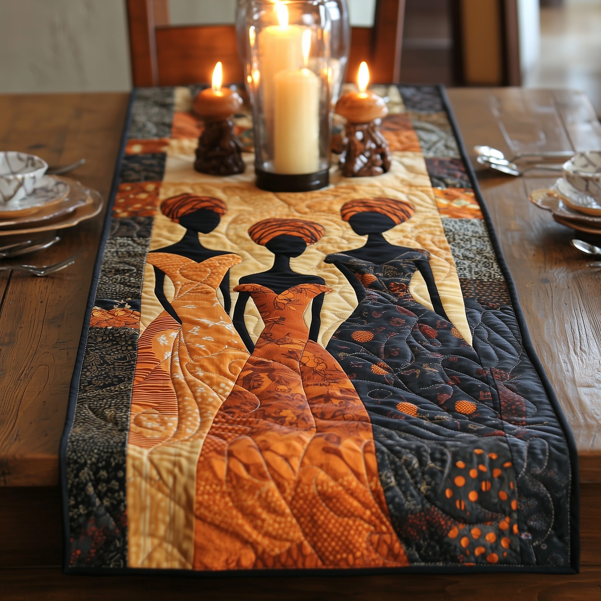 Rooted Queens Quilted Table Runner GFTOTL3456