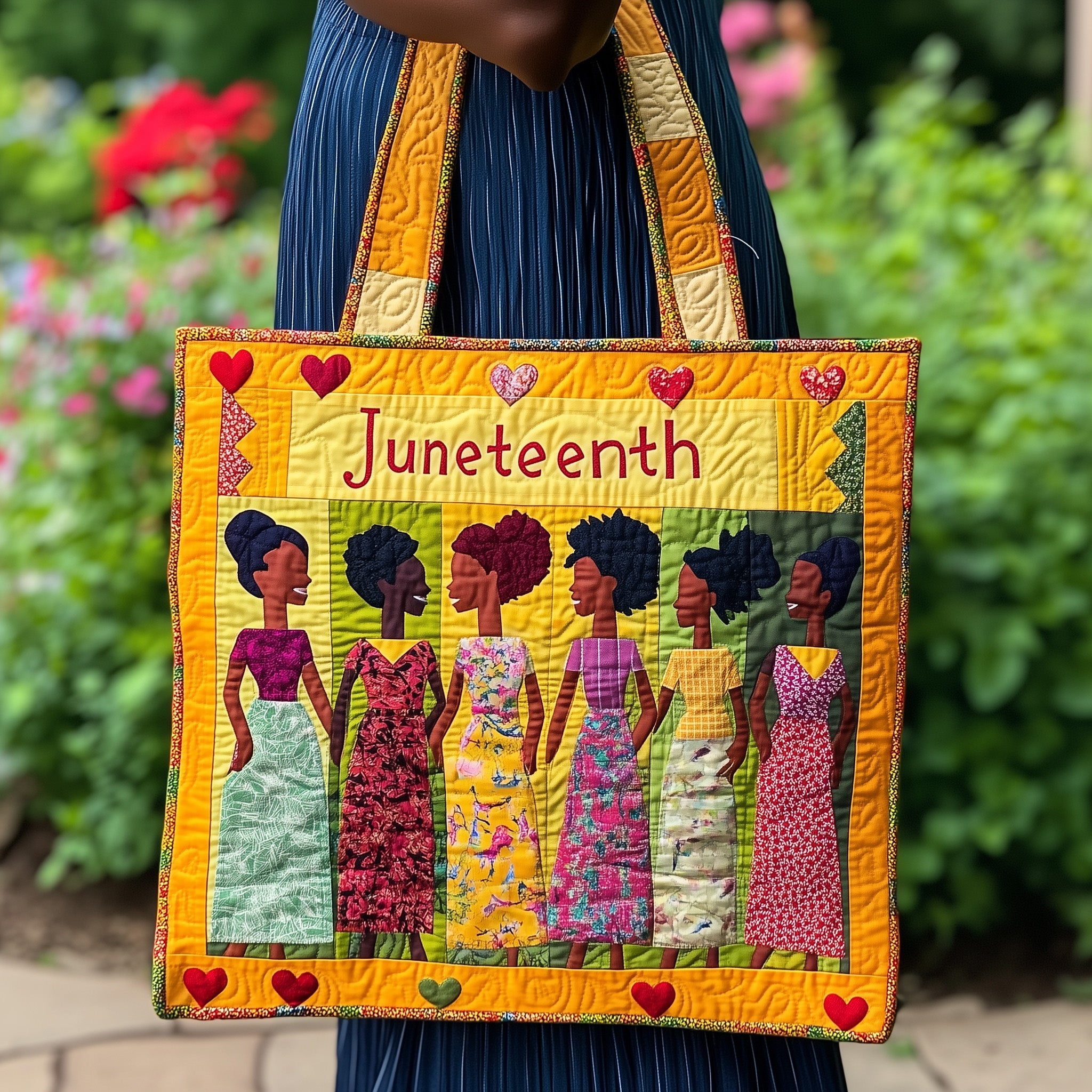 Proud History Quilted Tote Bag GFTOTL3533