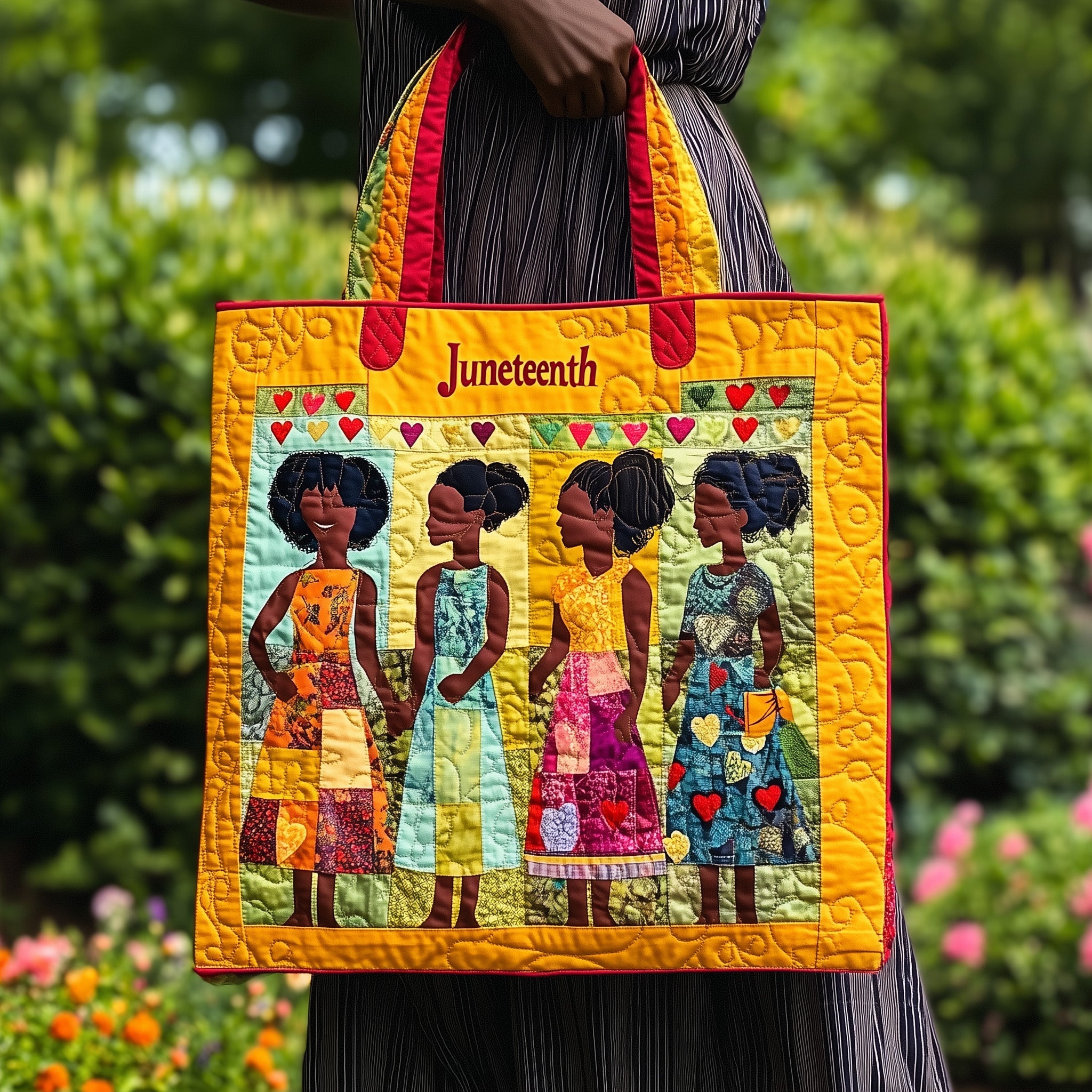 Proud History Quilted Tote Bag GFTOTL3534