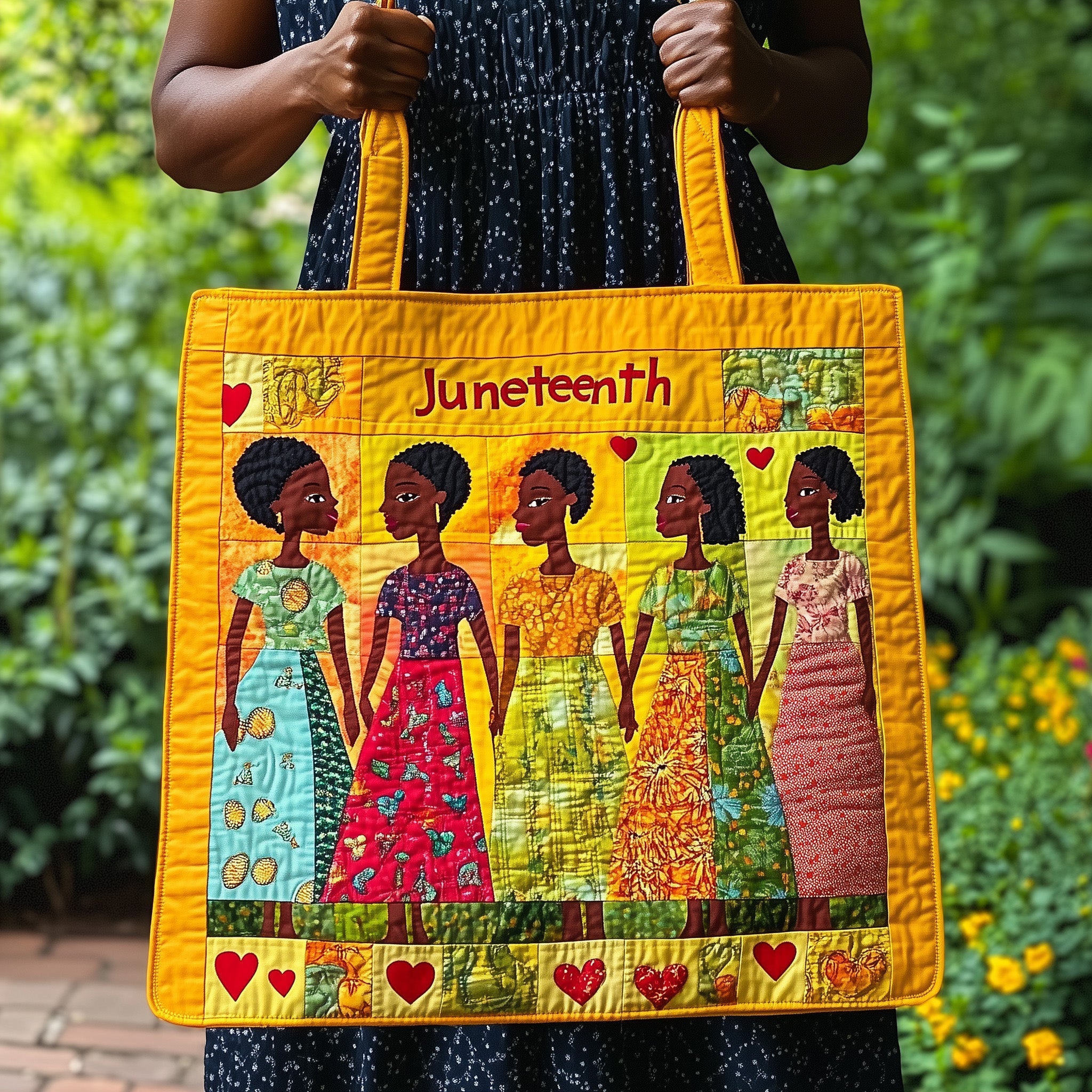 Proud History Quilted Tote Bag GFTOTL3535