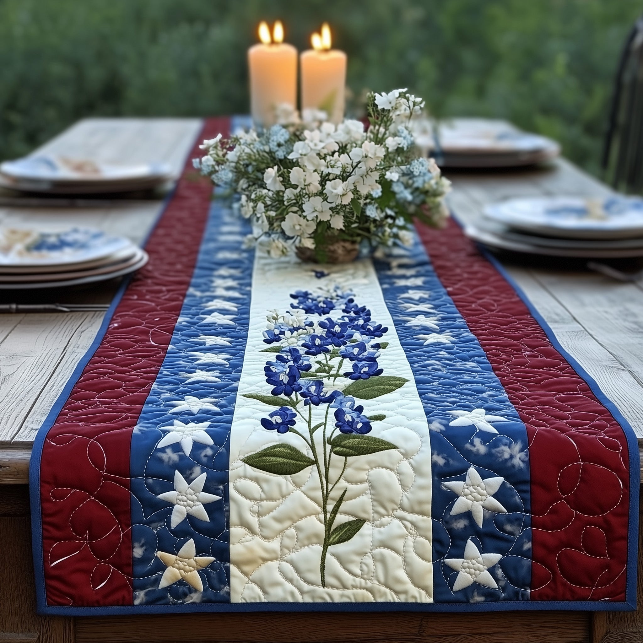 Texas Charm Quilted Table Runner GFTOTL3703