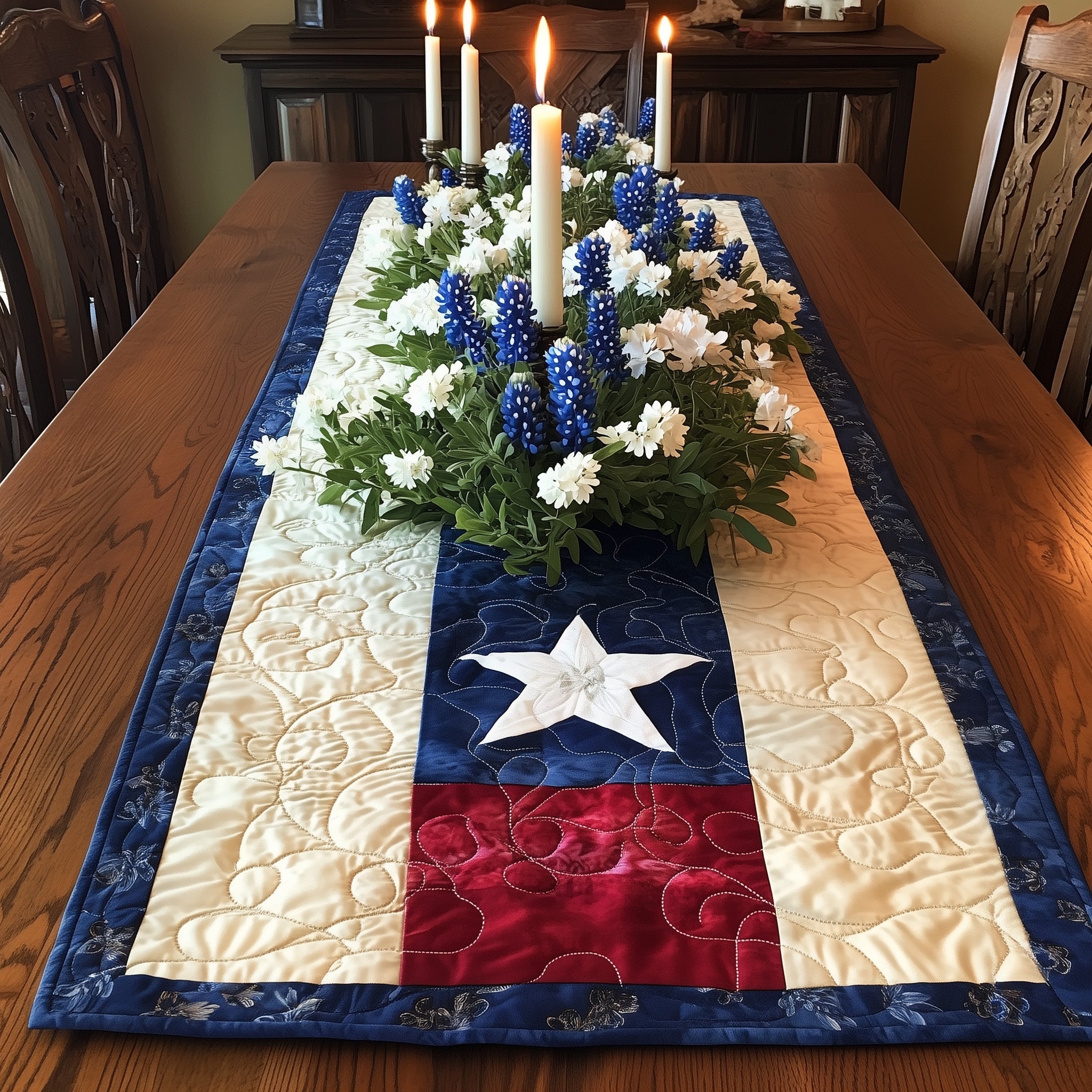 Texas Charm Quilted Table Runner GFTOTL3705