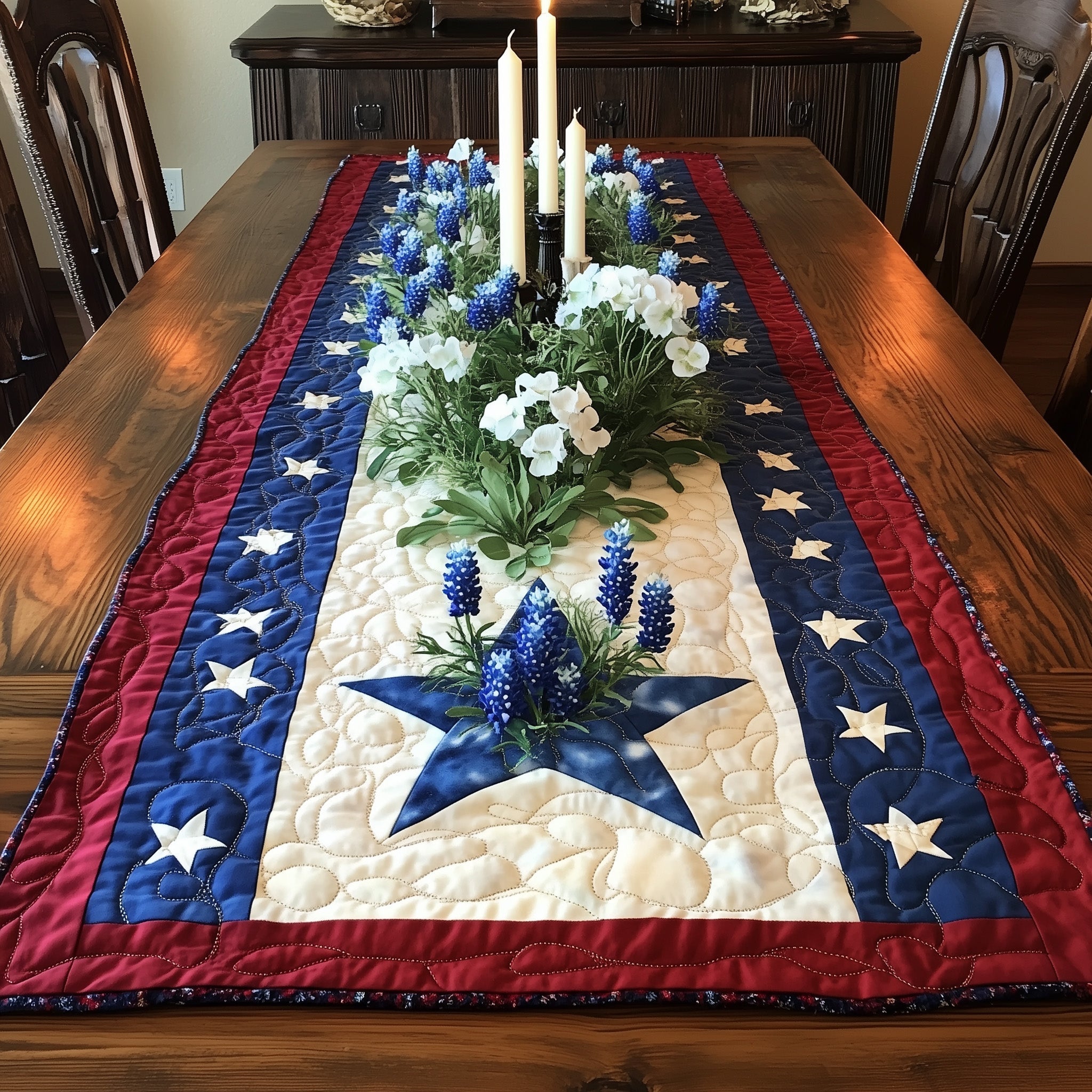 Texas Charm Quilted Table Runner GFTOTL3706