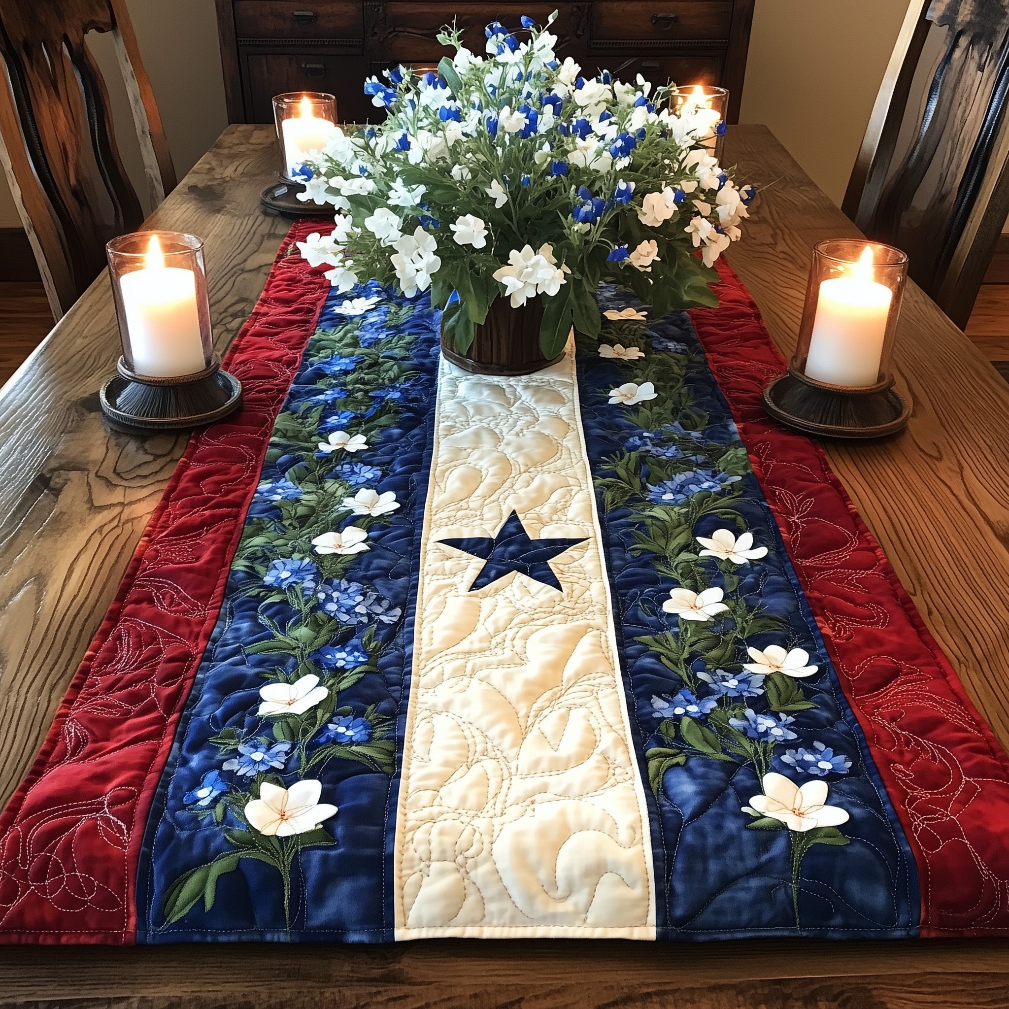 Texas Charm Quilted Table Runner GFTOTL3707