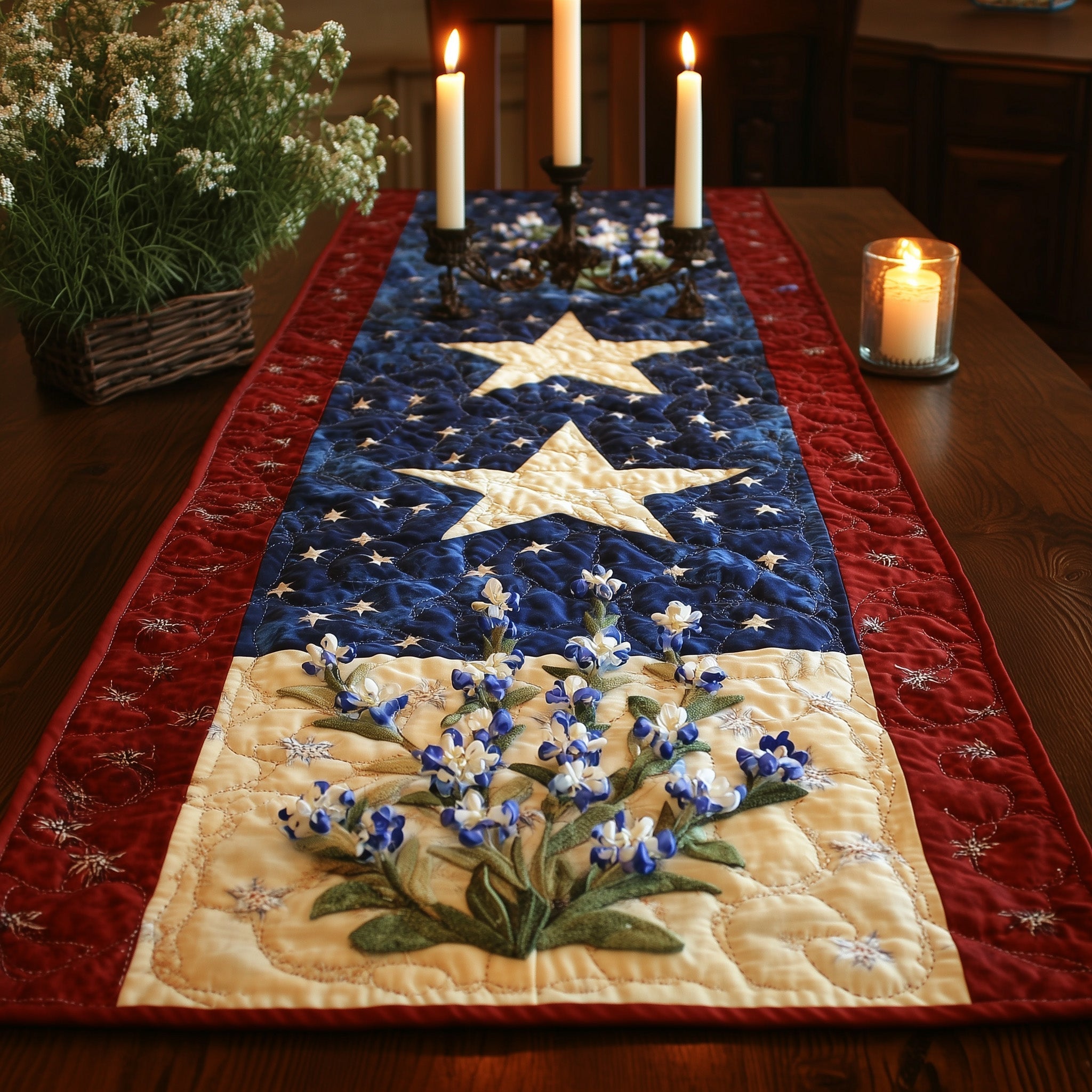 Texas Charm Quilted Table Runner GFTOTL3708