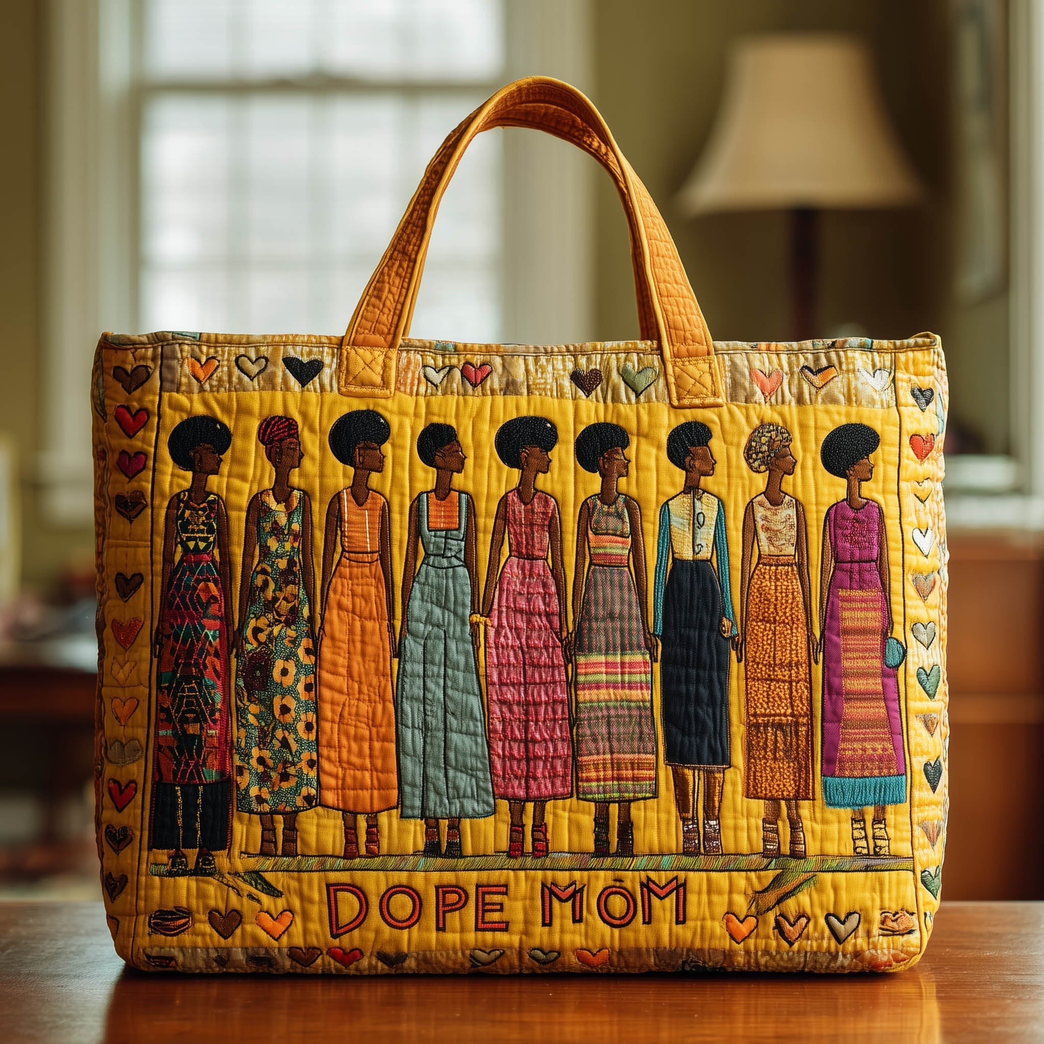 Dope Mom Quilted Tote Bag GFTOTL3863