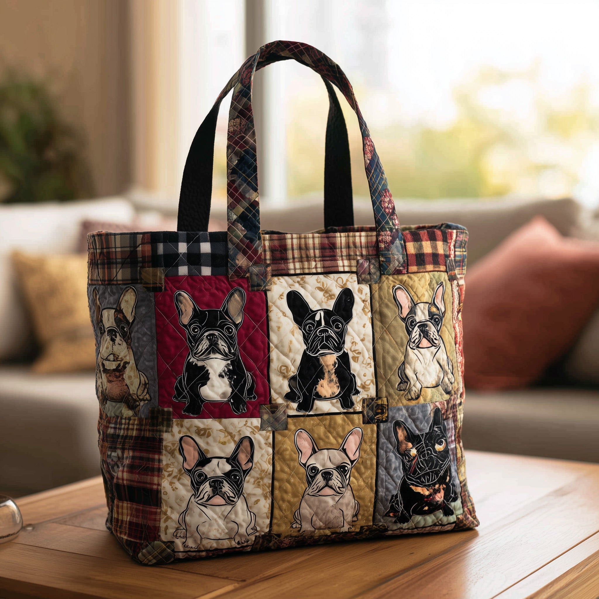 French Bulldog Quilted Tote Bag GFTOTL4408