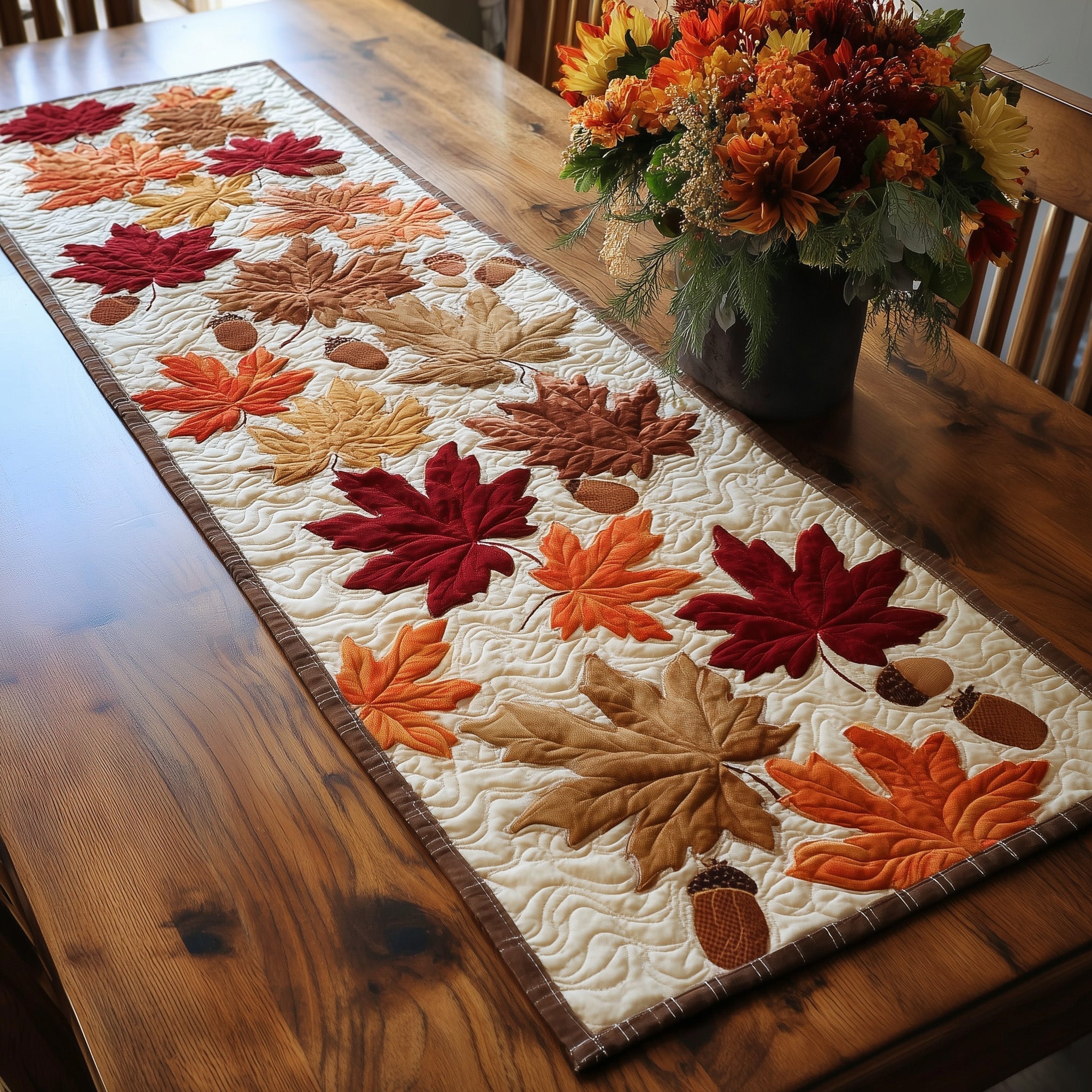 Autumn Leaf Quilted Table Runner GFTOTL4621