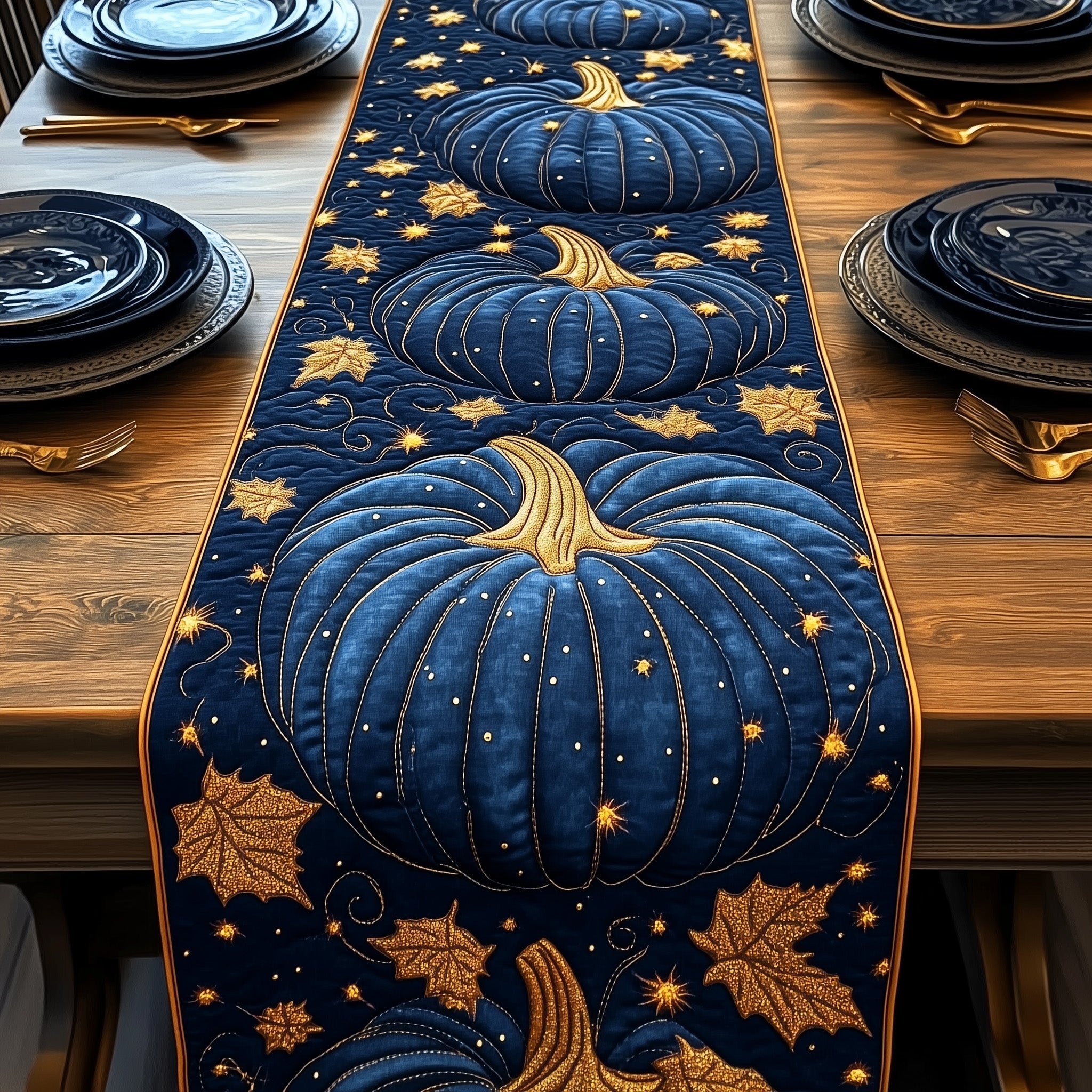 Pumpkin Patch Quilted Table Runner GFTOTL4649