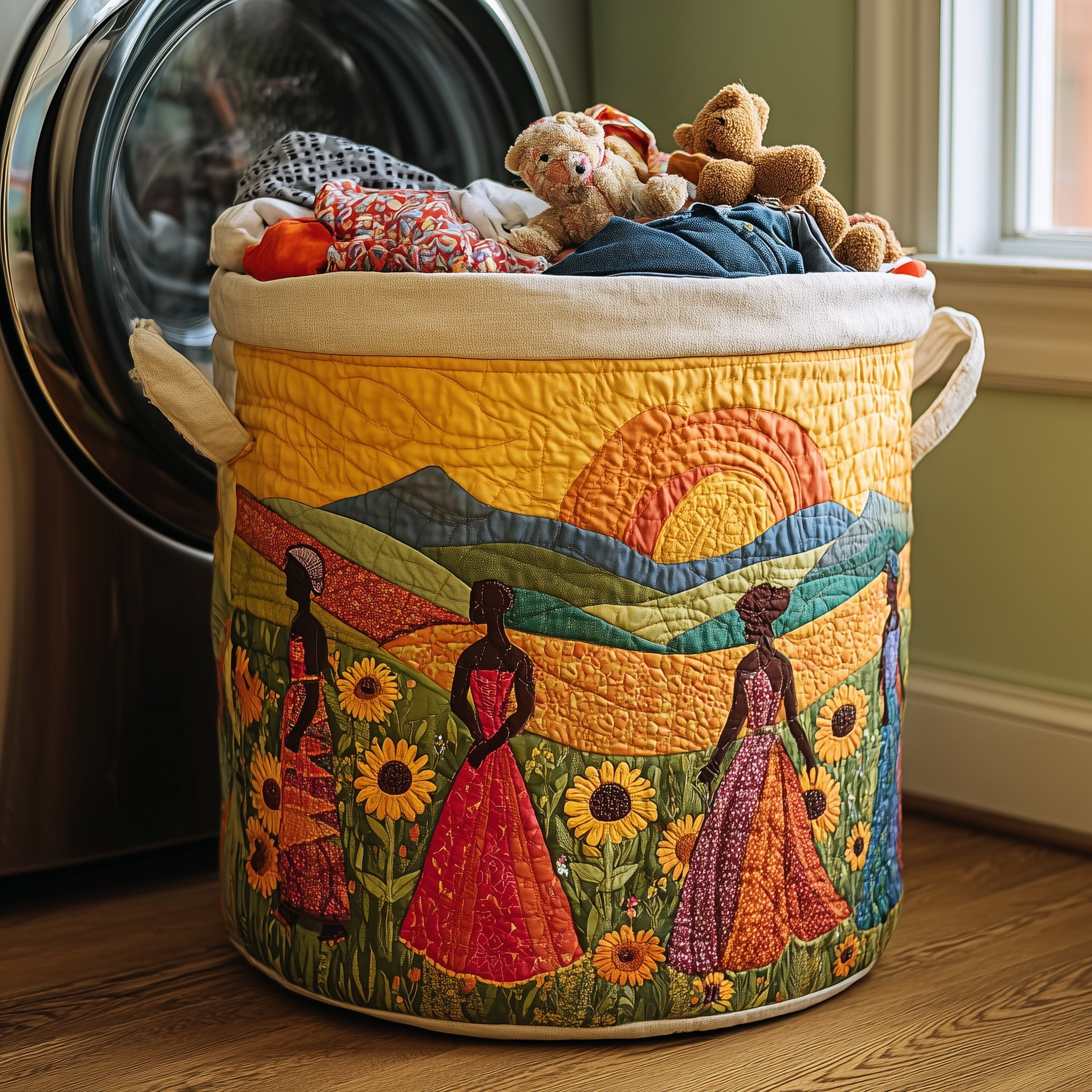 Soulbound Roots Quilted Laundry Basket GFTOTL4707