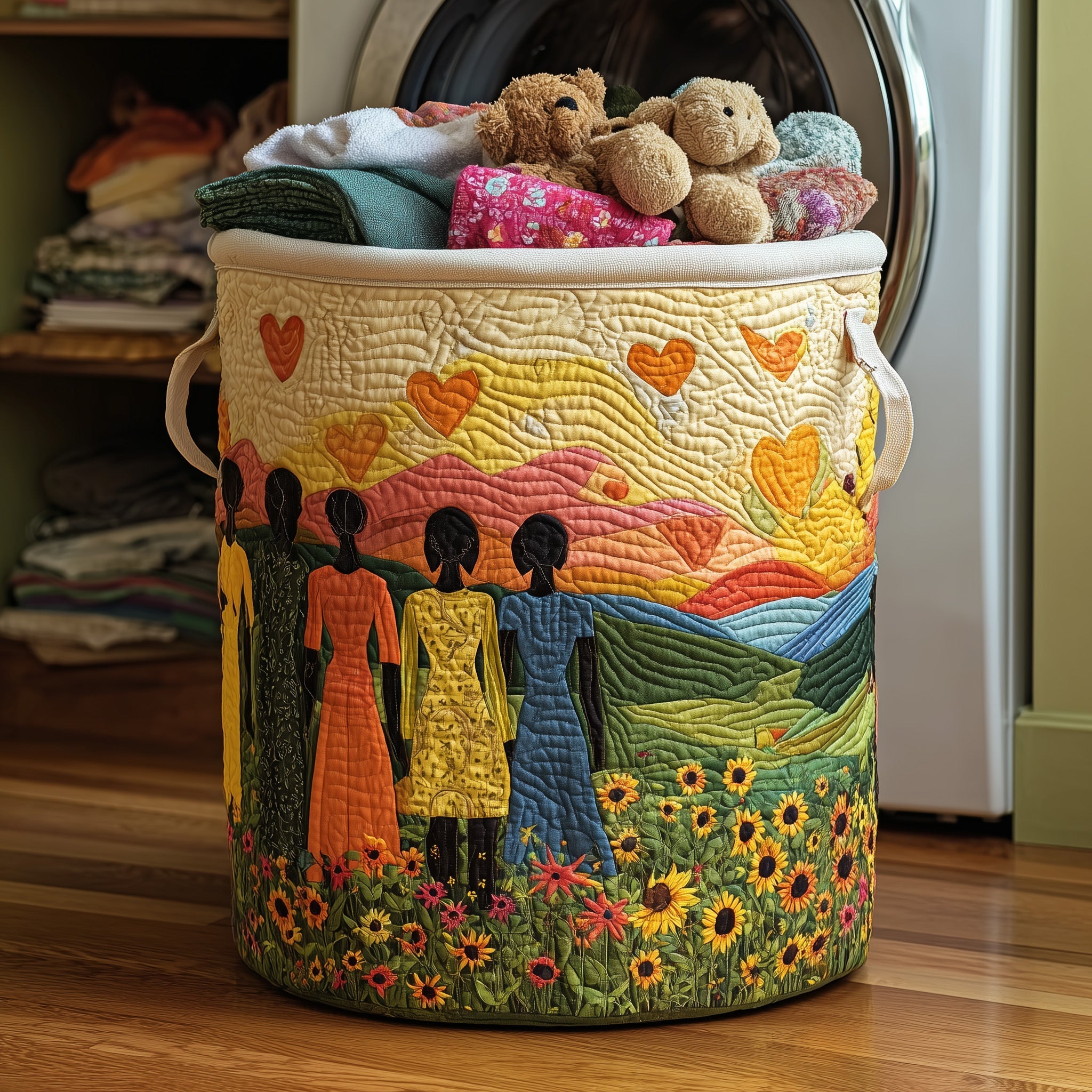 Soulbound Roots Quilted Laundry Basket GFTOTL4709