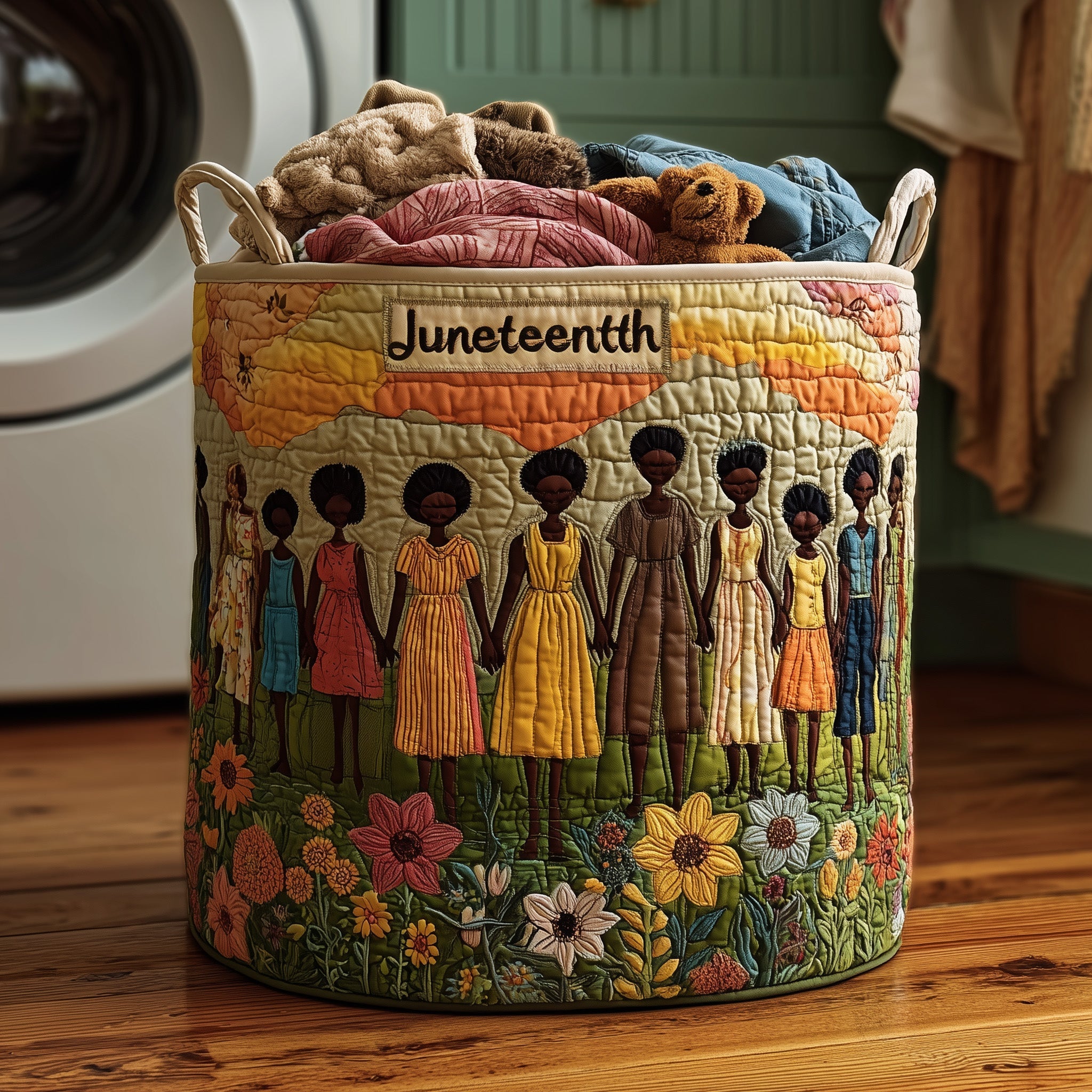 Soulbound Roots Quilted Laundry Basket GFTOTL4714