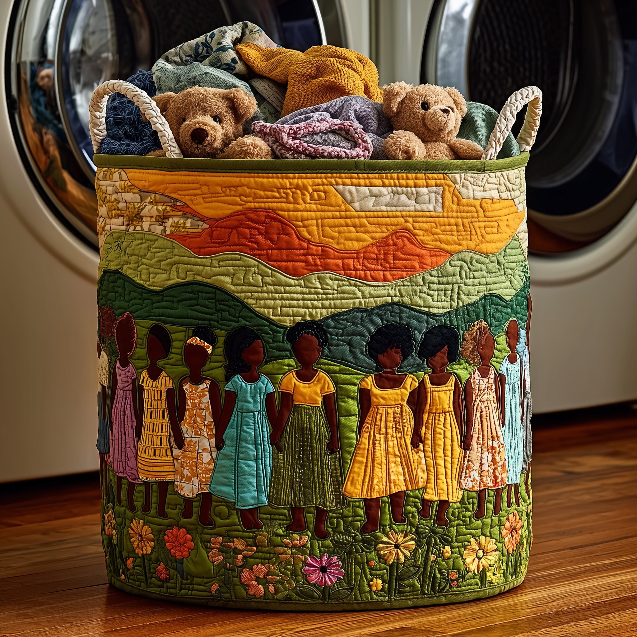 Soulbound Roots Quilted Laundry Basket GFTOTL4715