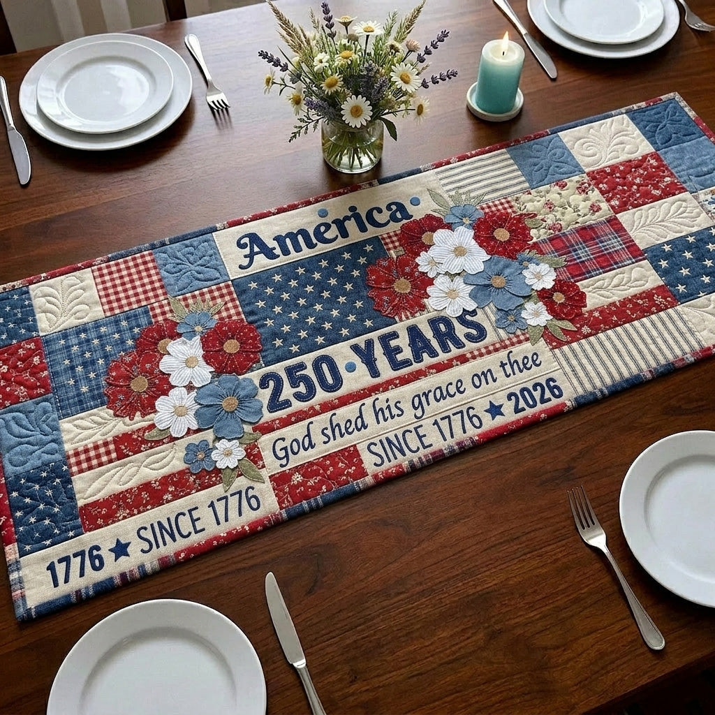 Heritage Country Pride Quilted Table Runner GFTOTL5448