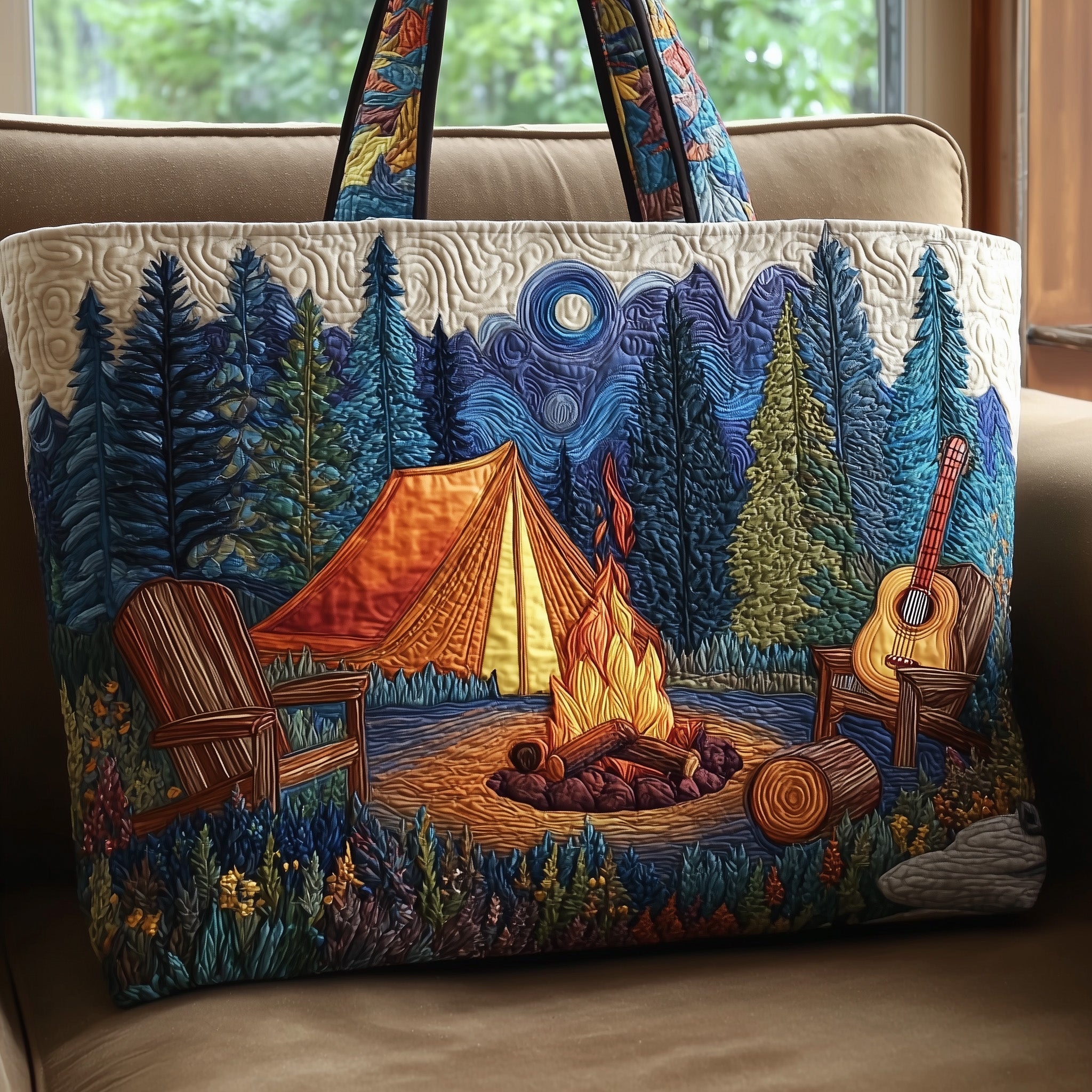 Forest Escape Quilted Tote Bag GFTOTP10065