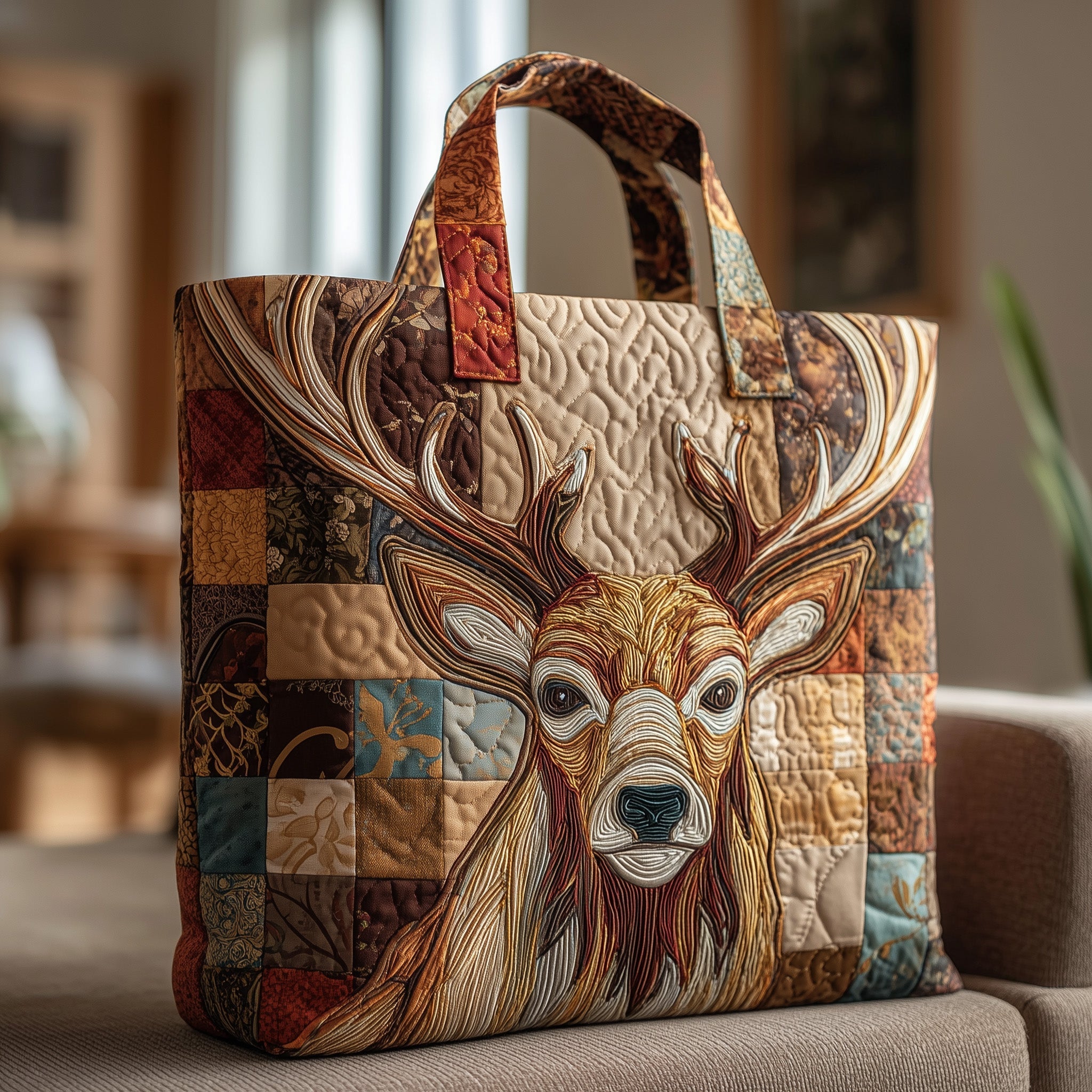 Deer Valley Quilted Tote Bag GFTOTP10072