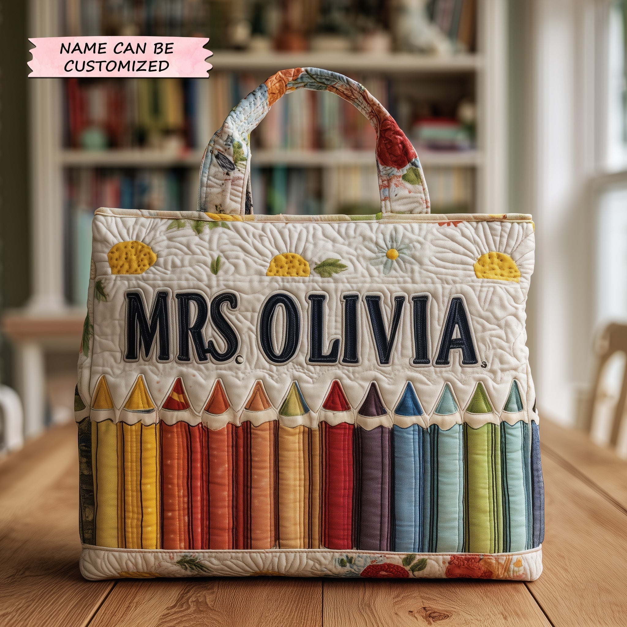Teacher Quilted Tote Bag QTCUZ GFTOTP10844