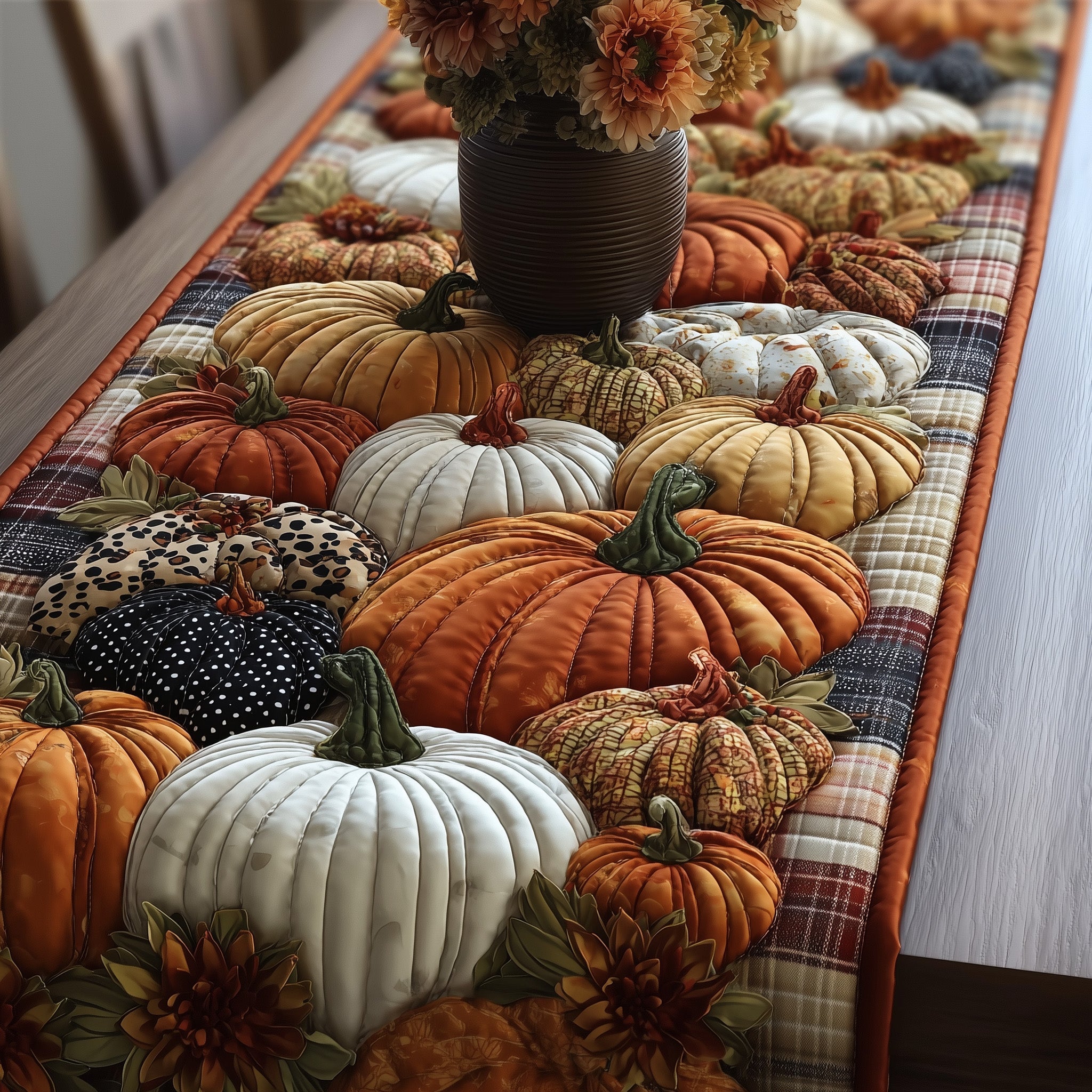Pumpkin Lane Quilted Table Runner GFTOTP11036