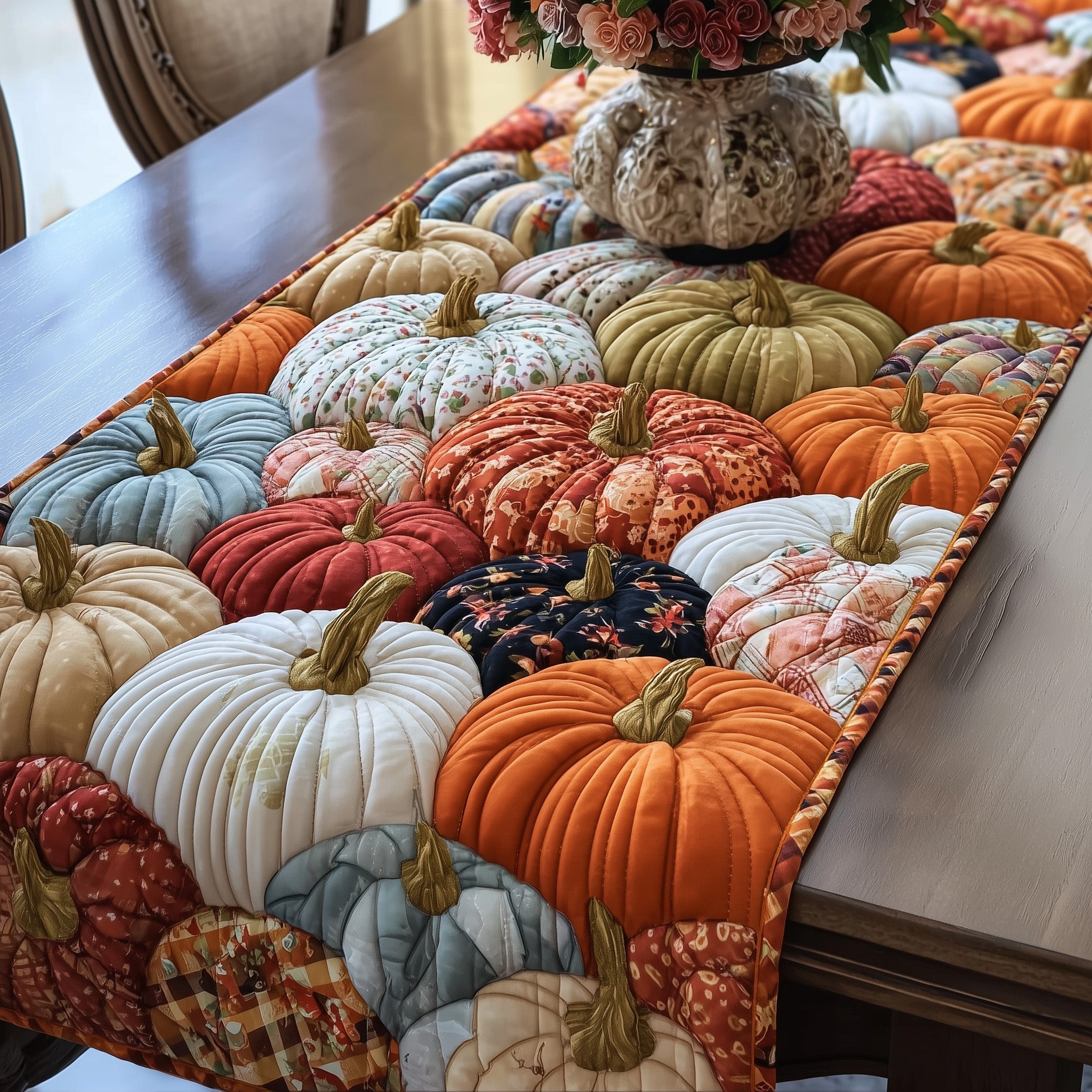 Pumpkin Lane Quilted Table Runner GFTOTP11038
