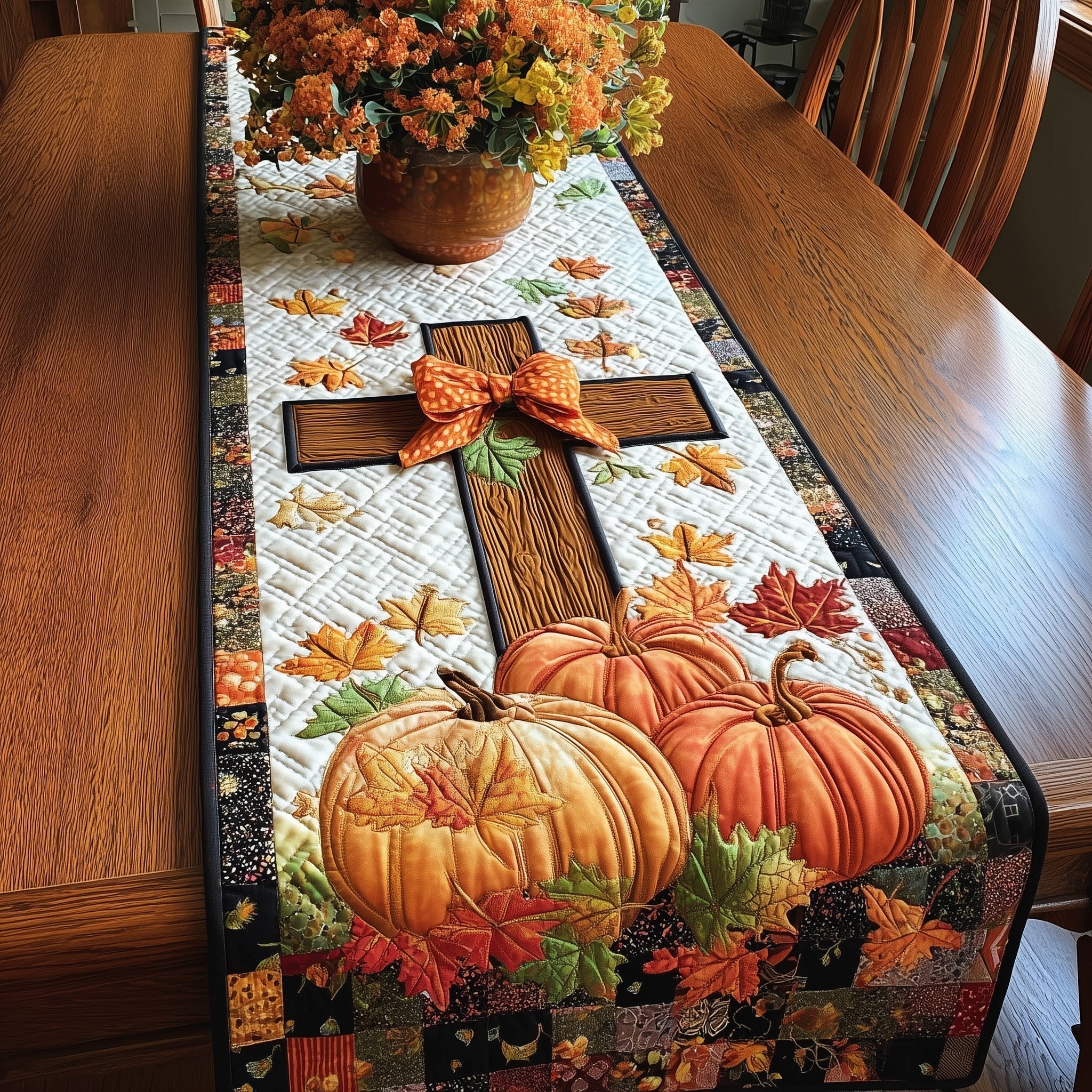 Fall for Jesus Quilted Table Runner GFTOTP11208