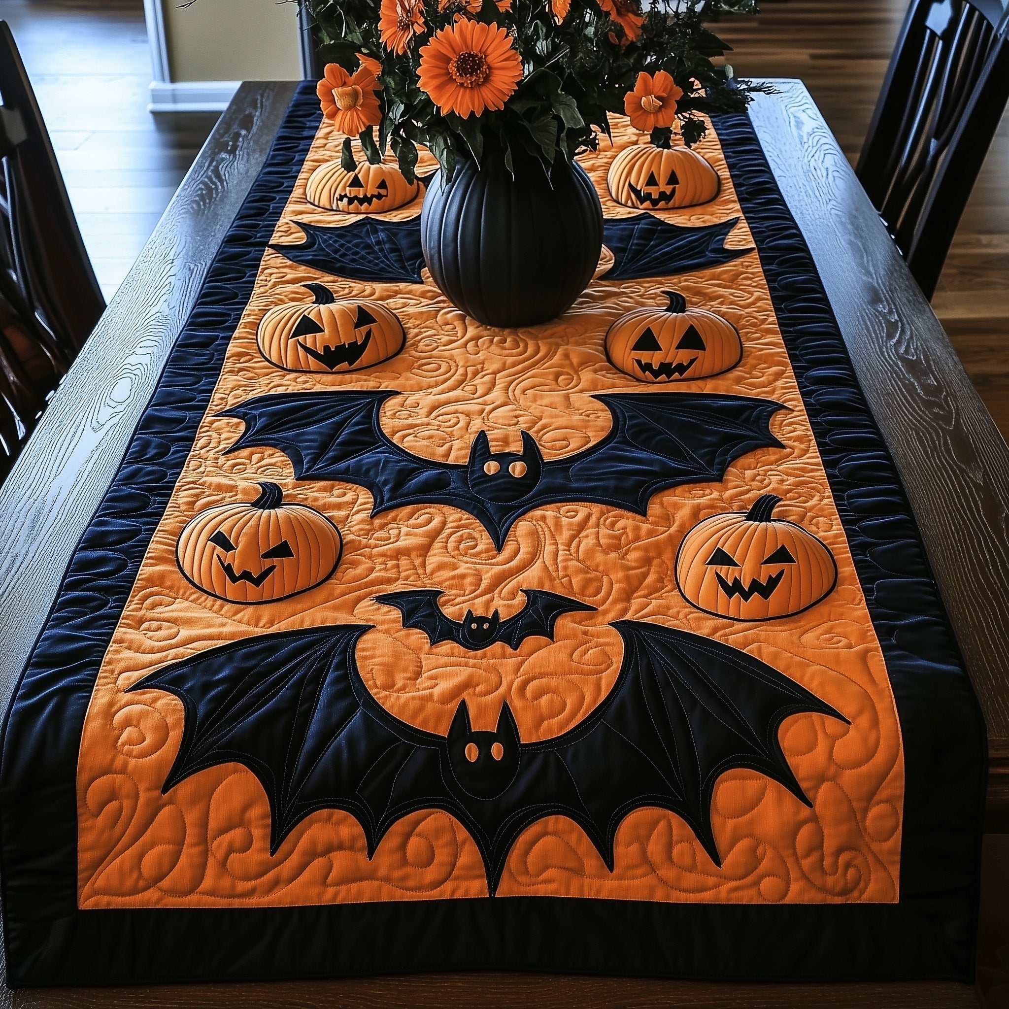 Haunted Night Quilted Table Runner GFTOTP11766