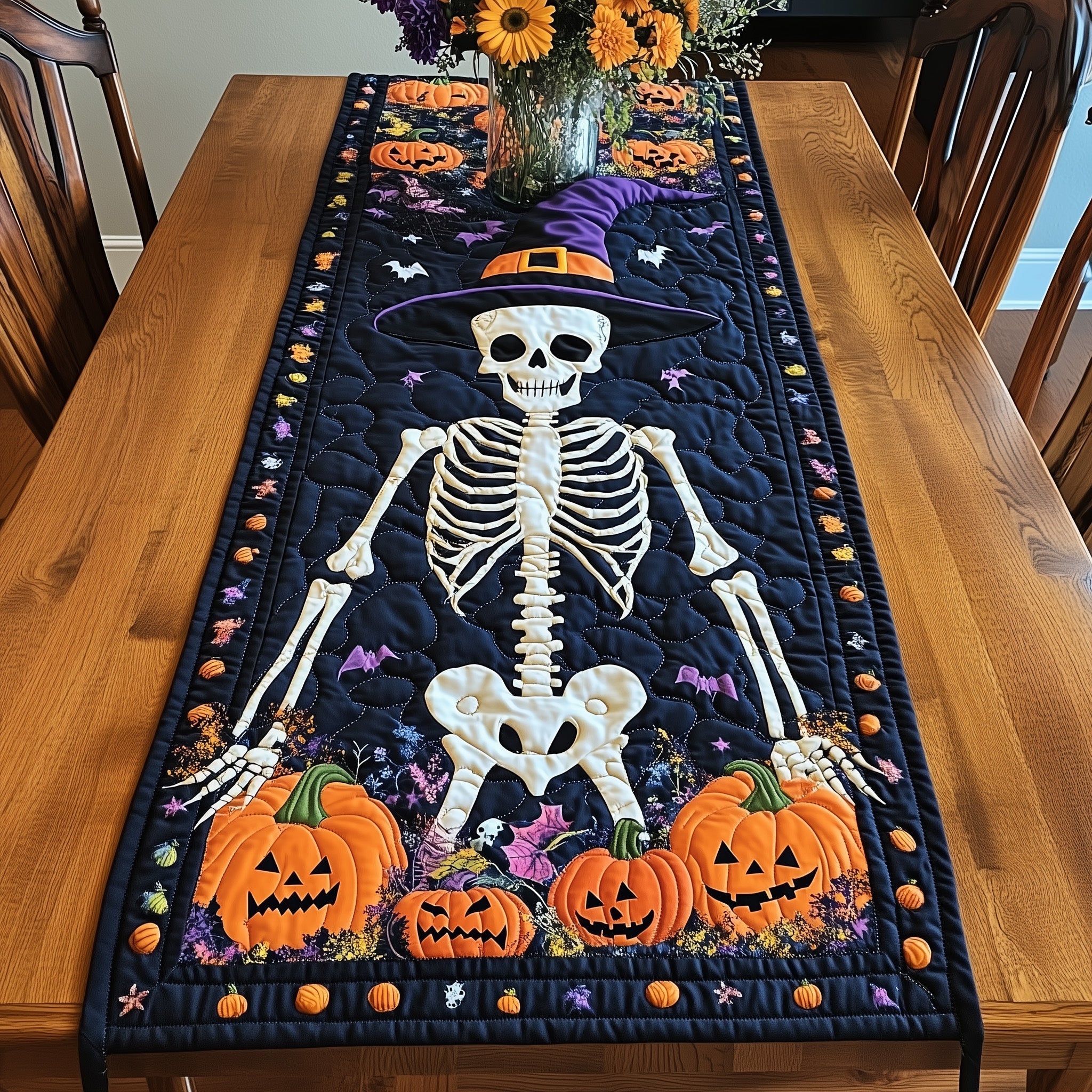 Trick or Treat Quilted Table Runner GFTOTP11772