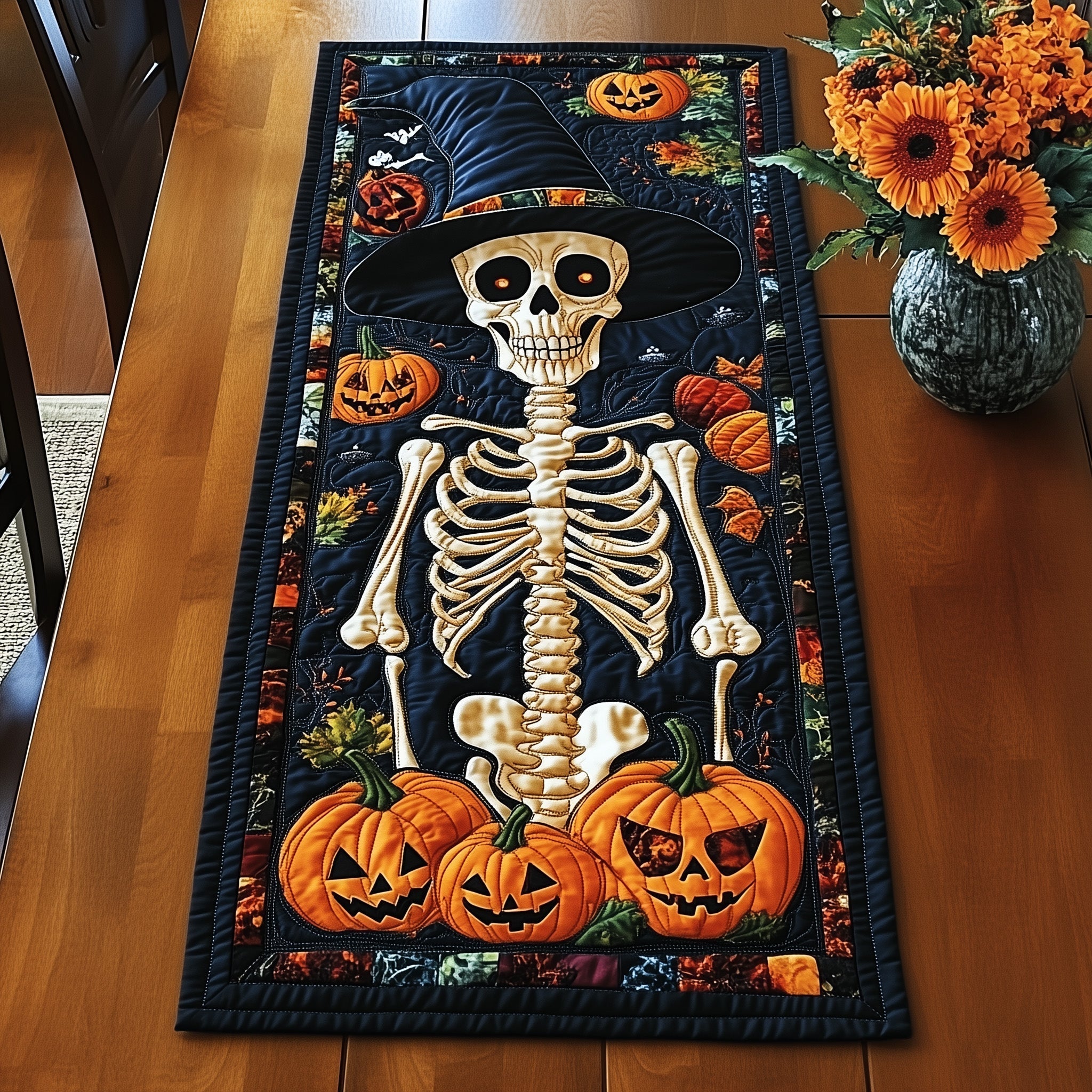 Trick or Treat Quilted Table Runner GFTOTP11773