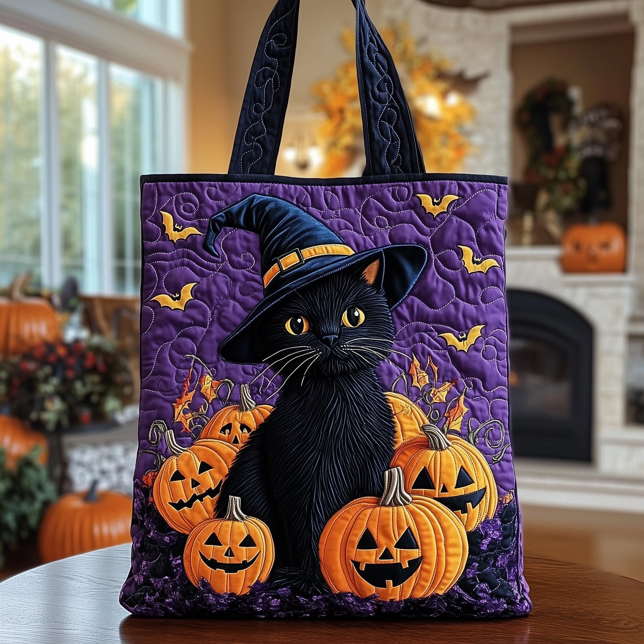 Halloween Charm Quilted Tote Bag GFTOTP11816