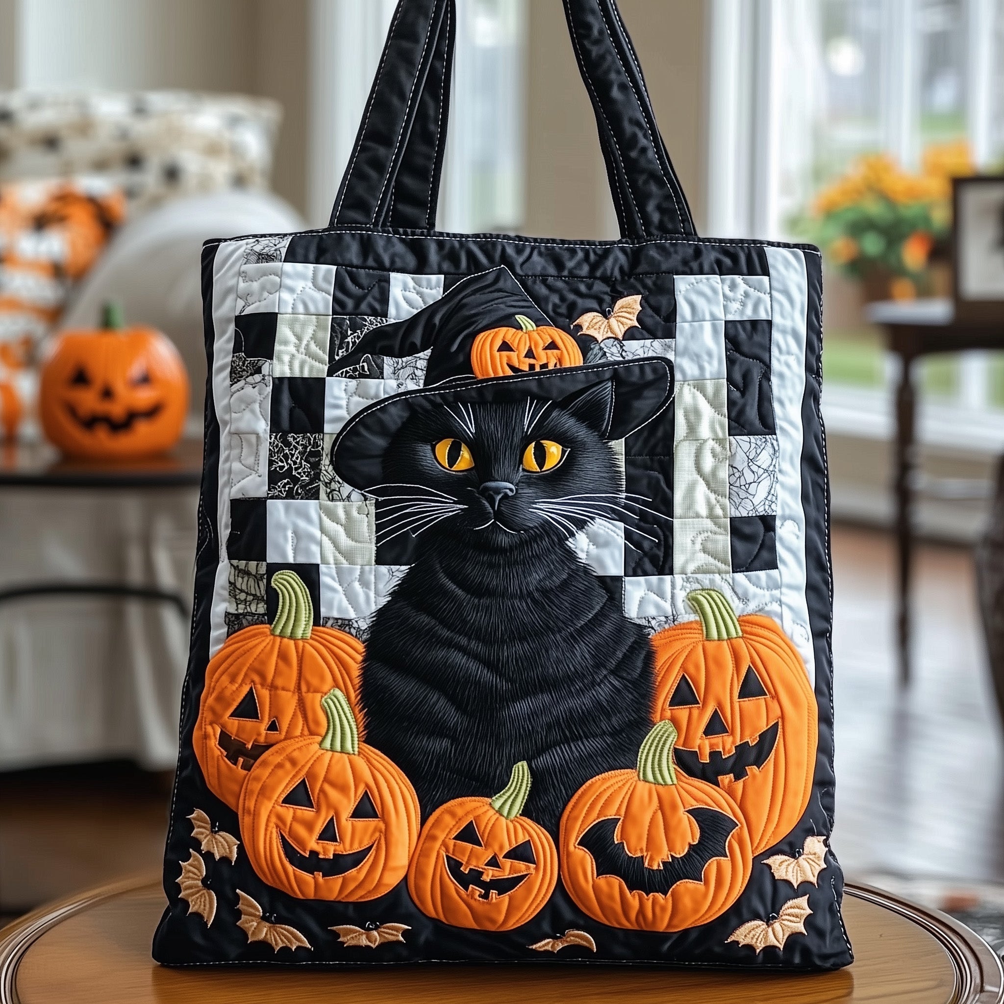 Halloween Charm Quilted Tote Bag GFTOTP11817