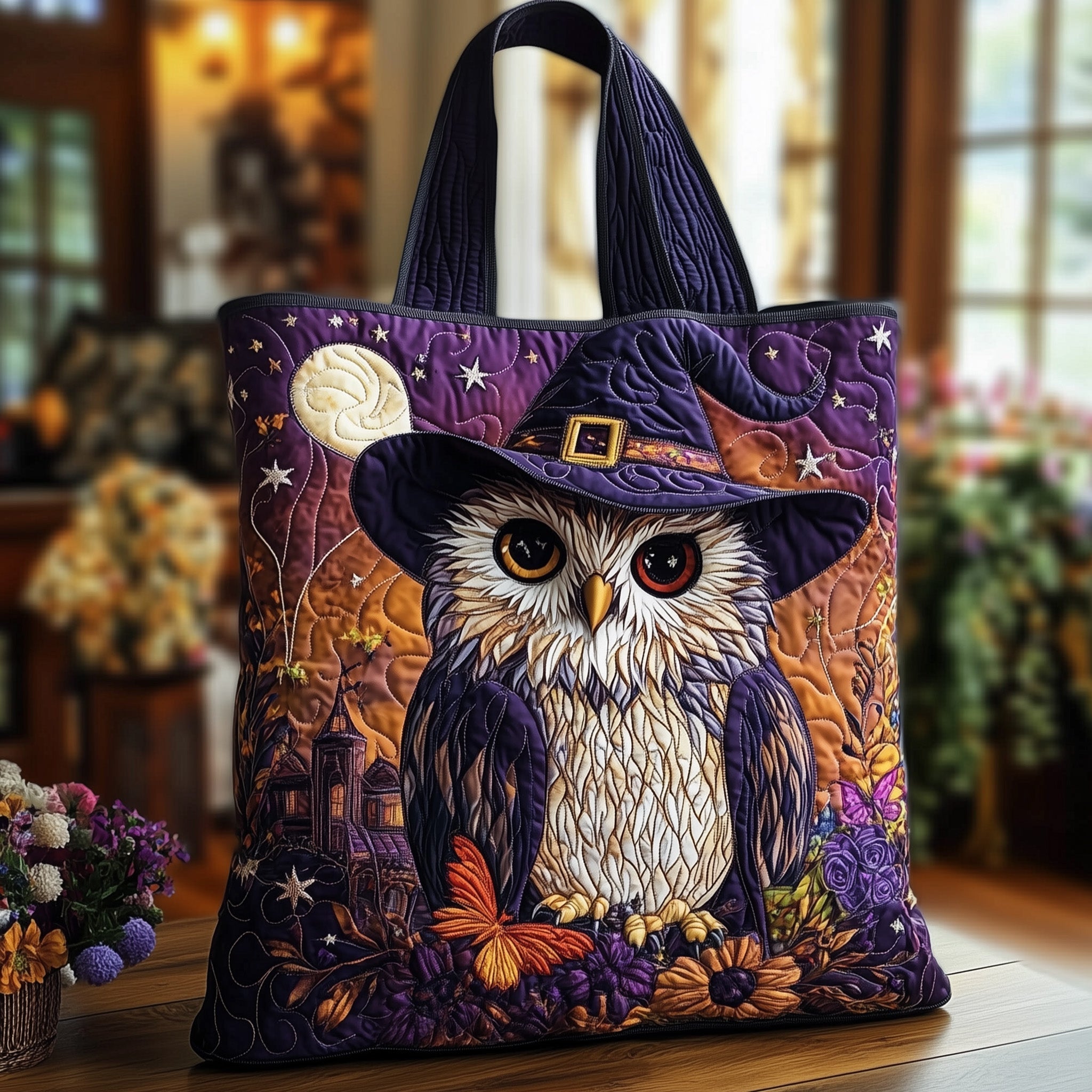 Halloween Charm Quilted Tote Bag GFTOTP11818