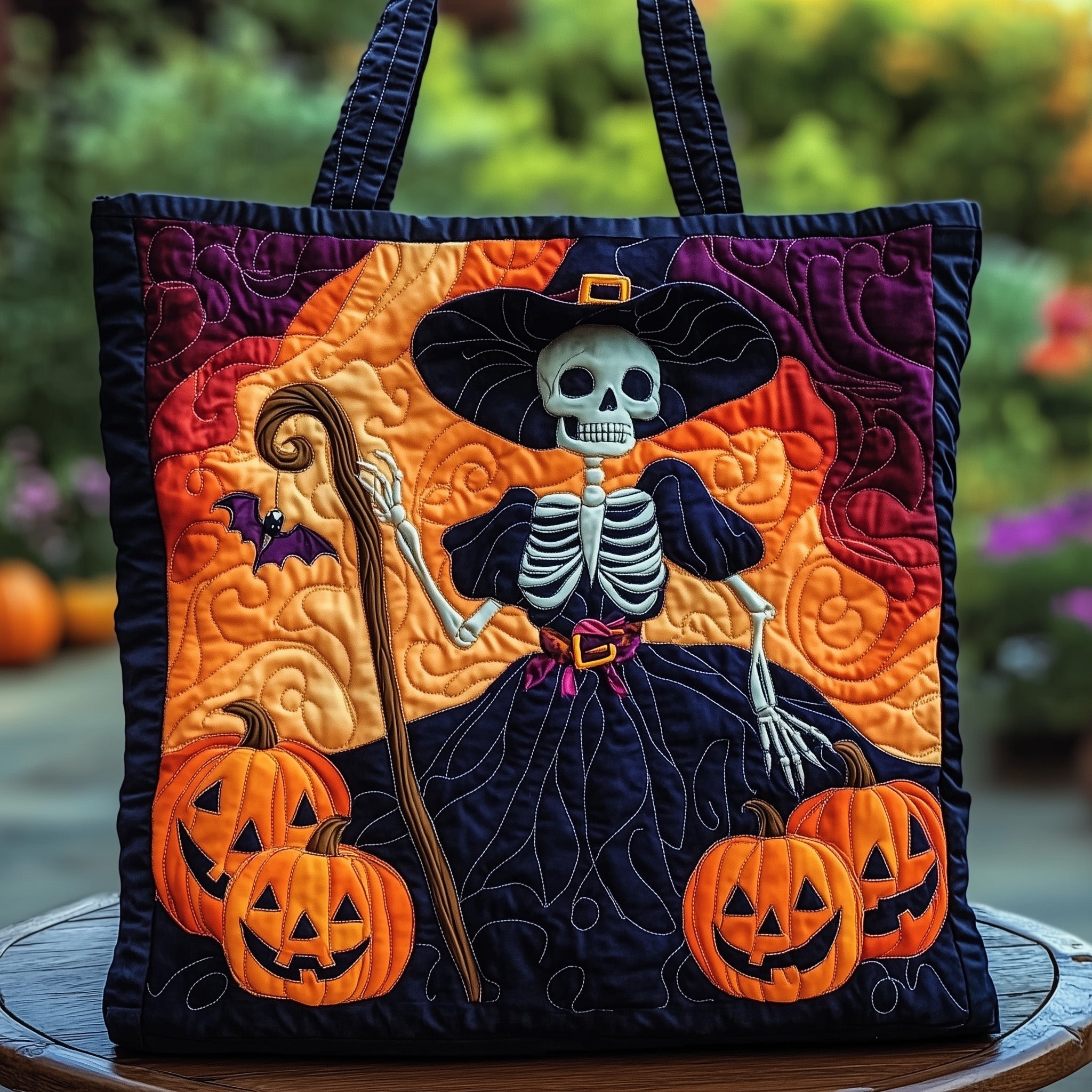 Halloween Charm Quilted Tote Bag GFTOTP11820