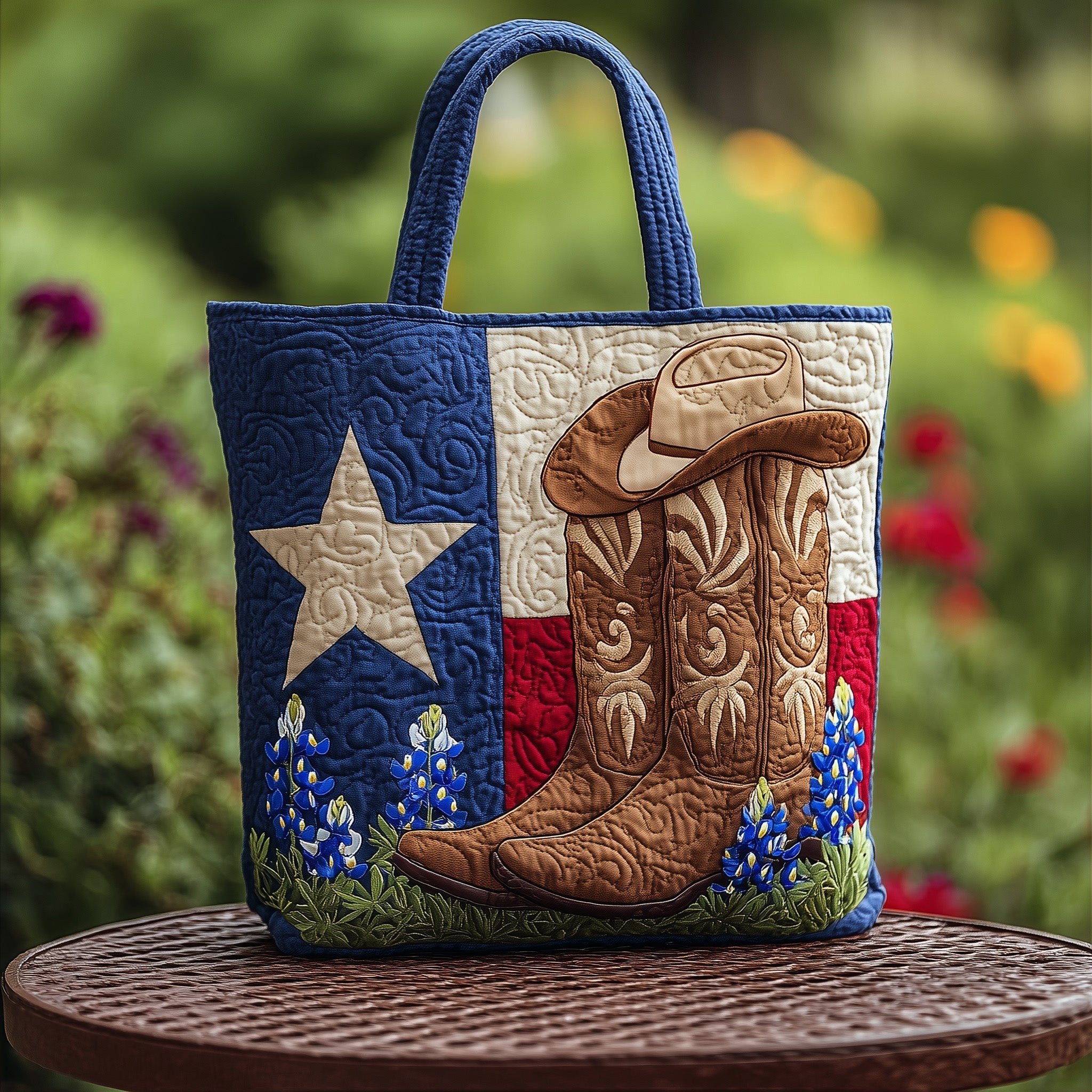 Texas Cowgirl Quilted Tote Bag GFTOTP11872