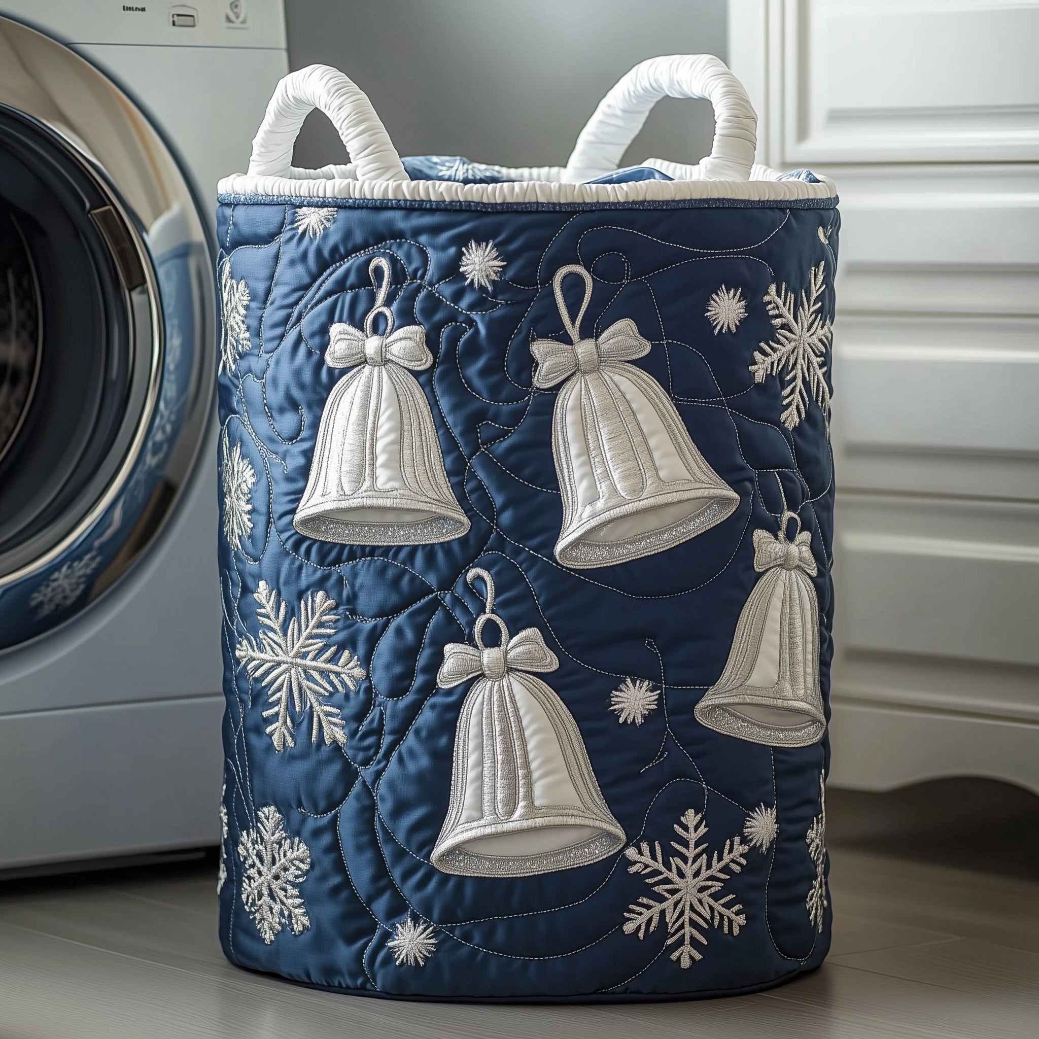Festive Harmony Quilted Laundry Basket GFTOTP12001