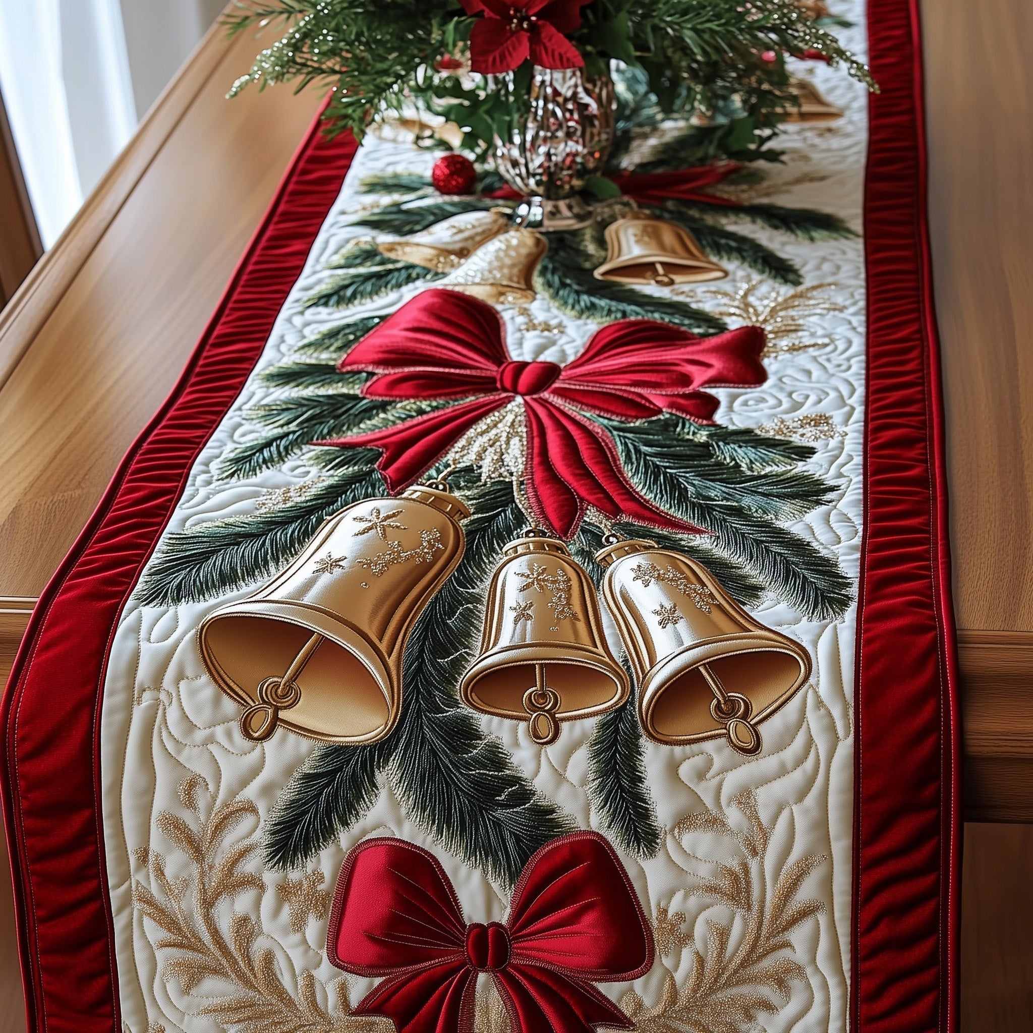 Yuletide Vibes Quilted Table Runner GFTOTP12326