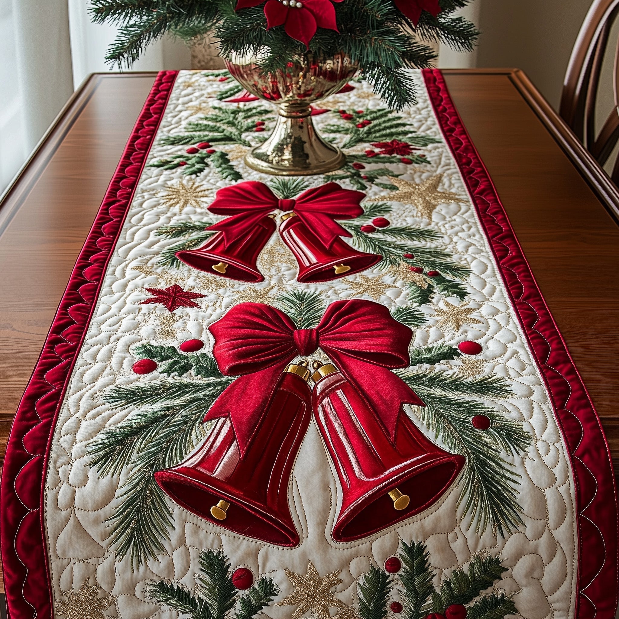Yuletide Vibes Quilted Table Runner GFTOTP12327