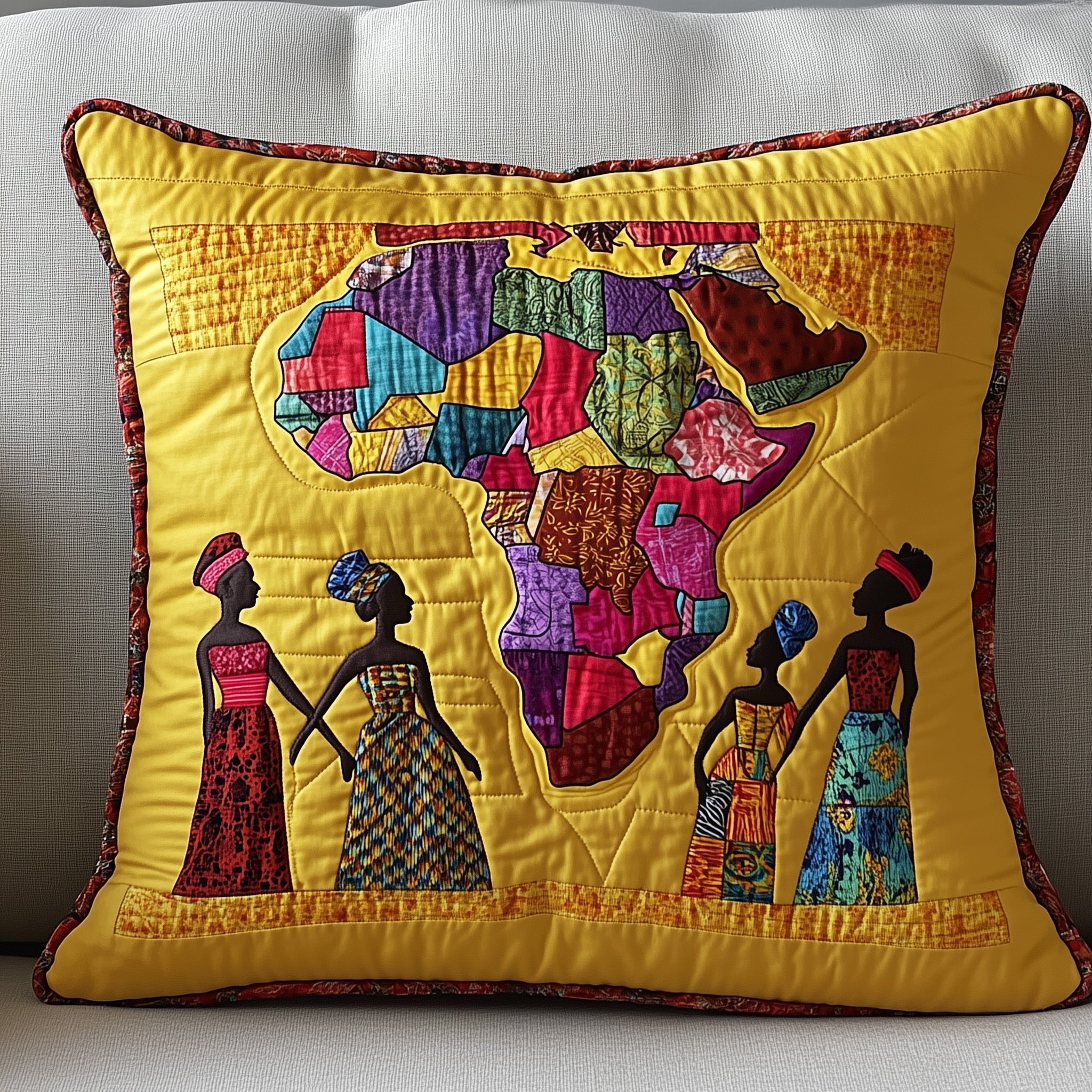 African Heritage Quilted Pillow Case GFTOTP13383