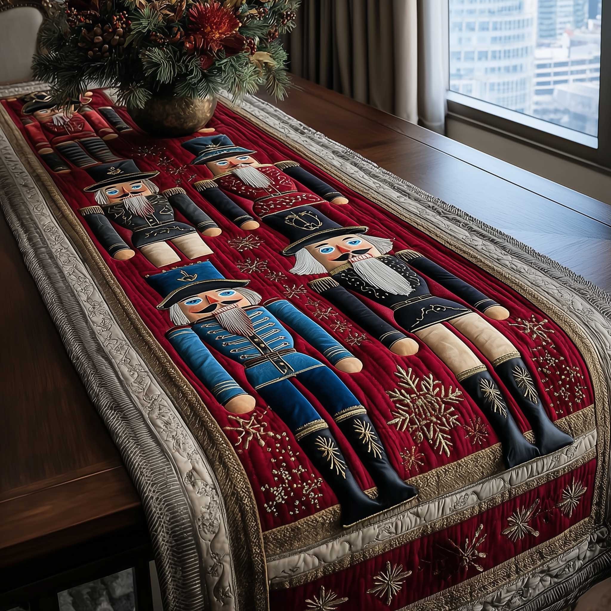 Nutcracker Quilted Table Runner GFTOTP13724