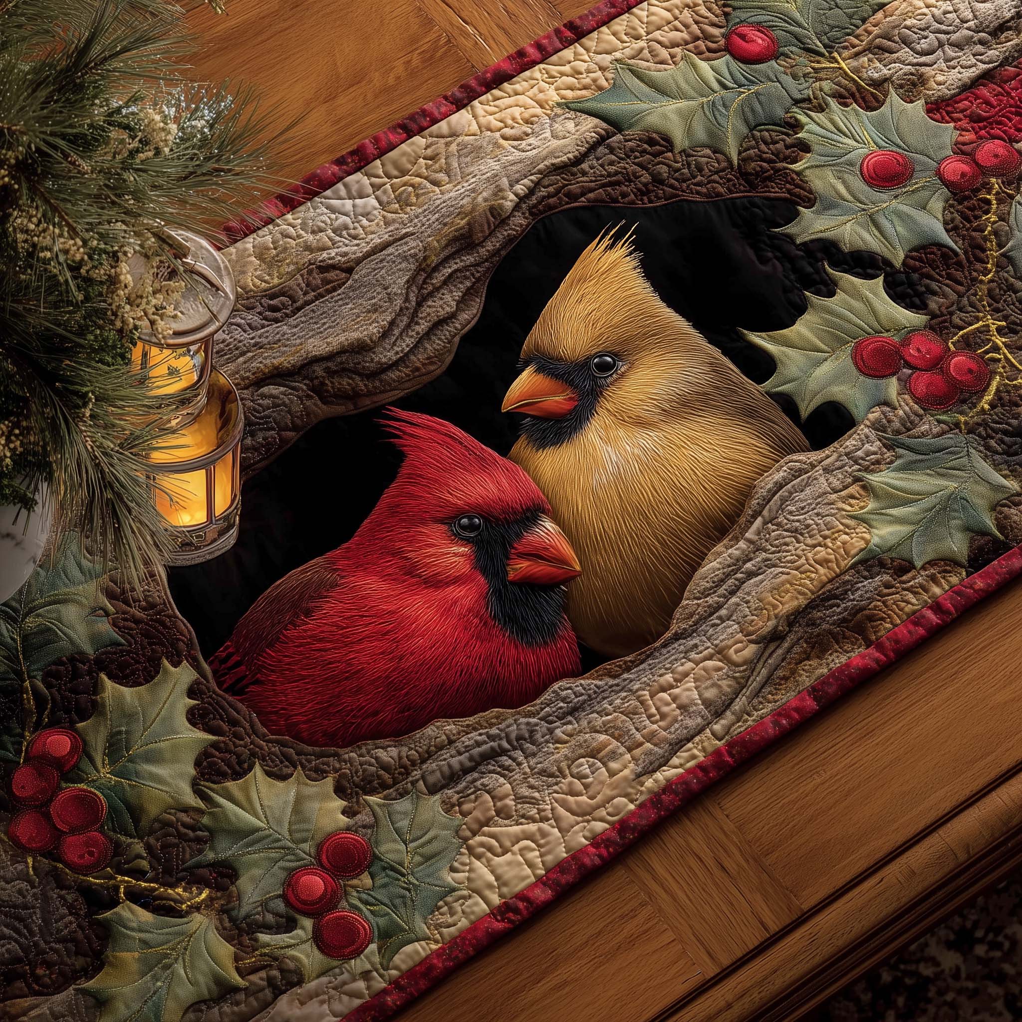 Cardinal Blessings Quilted Table Runner GFTOTP14599