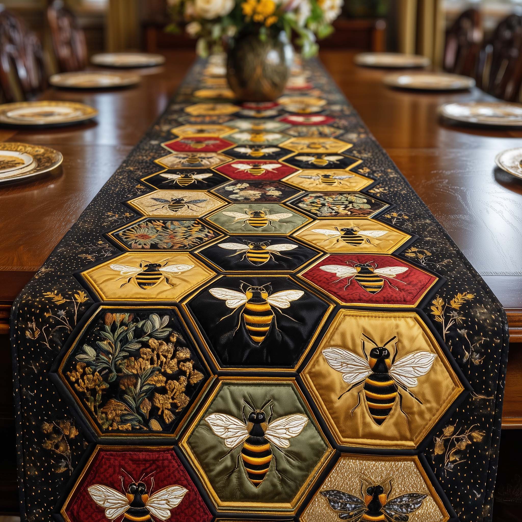 Honey Trail Quilted Table Runner GFTOTP15032