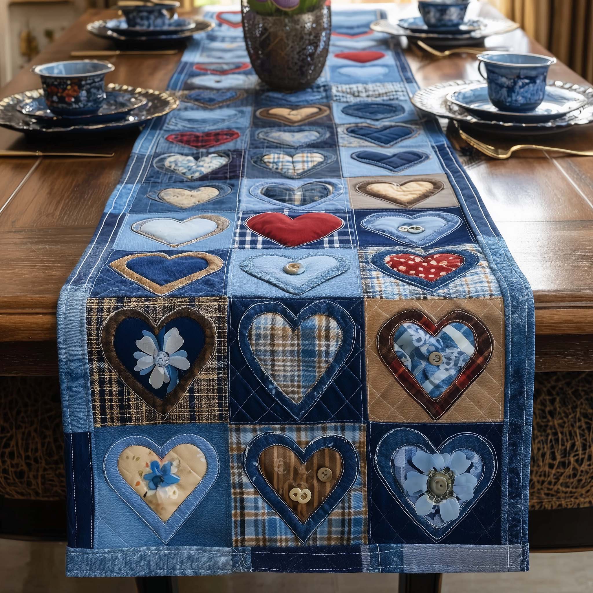 Sweet Keepsake Quilted Table Runner GFTOTP16030