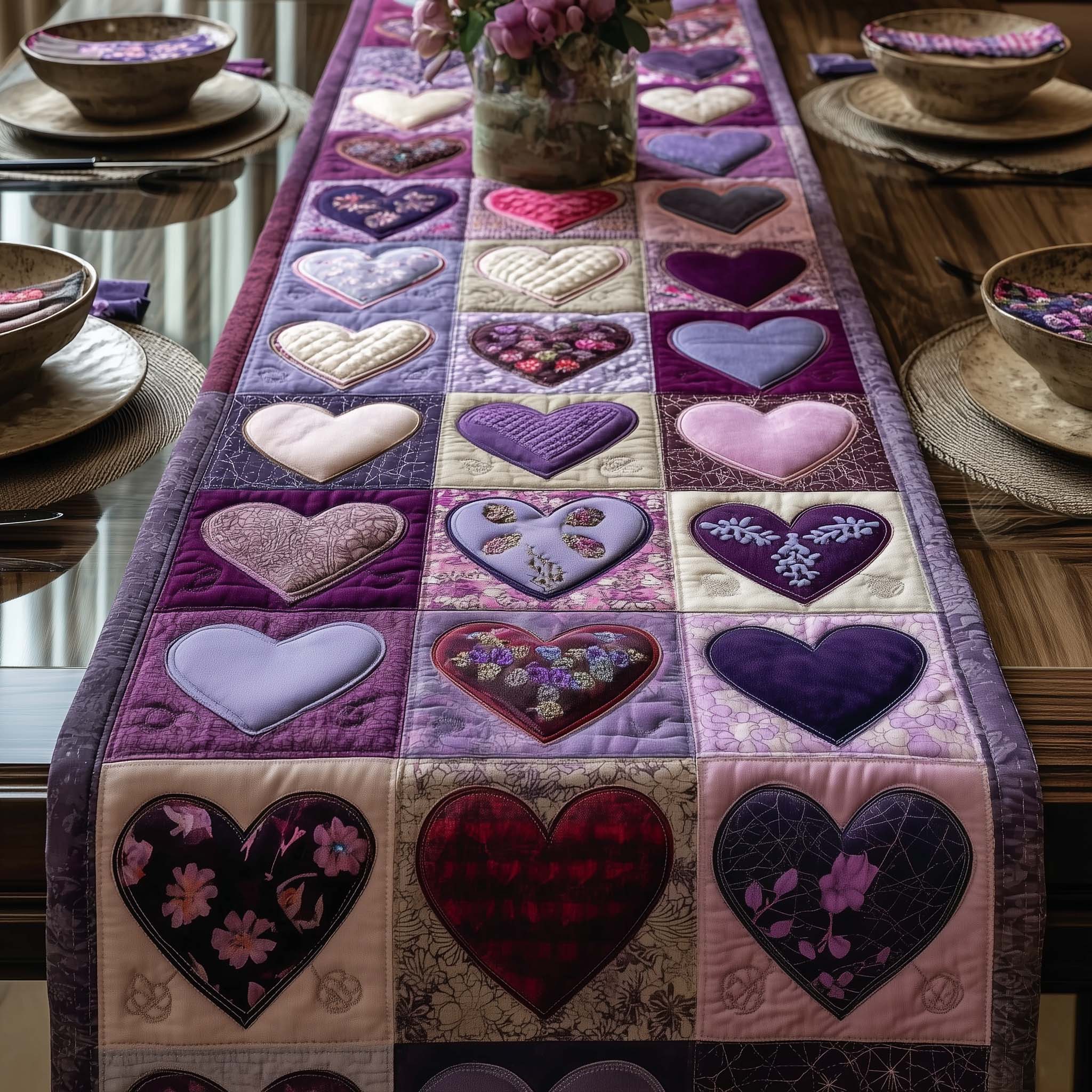 Sweet Keepsake Quilted Table Runner GFTOTP16034